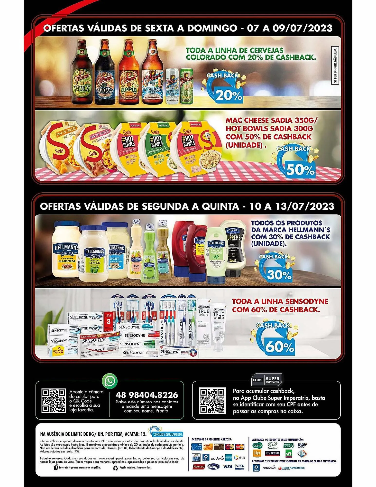 Encarte de Catálogo Supermercados Imperatriz 7 de julho até 13 de julho 2023 - Pagina 2