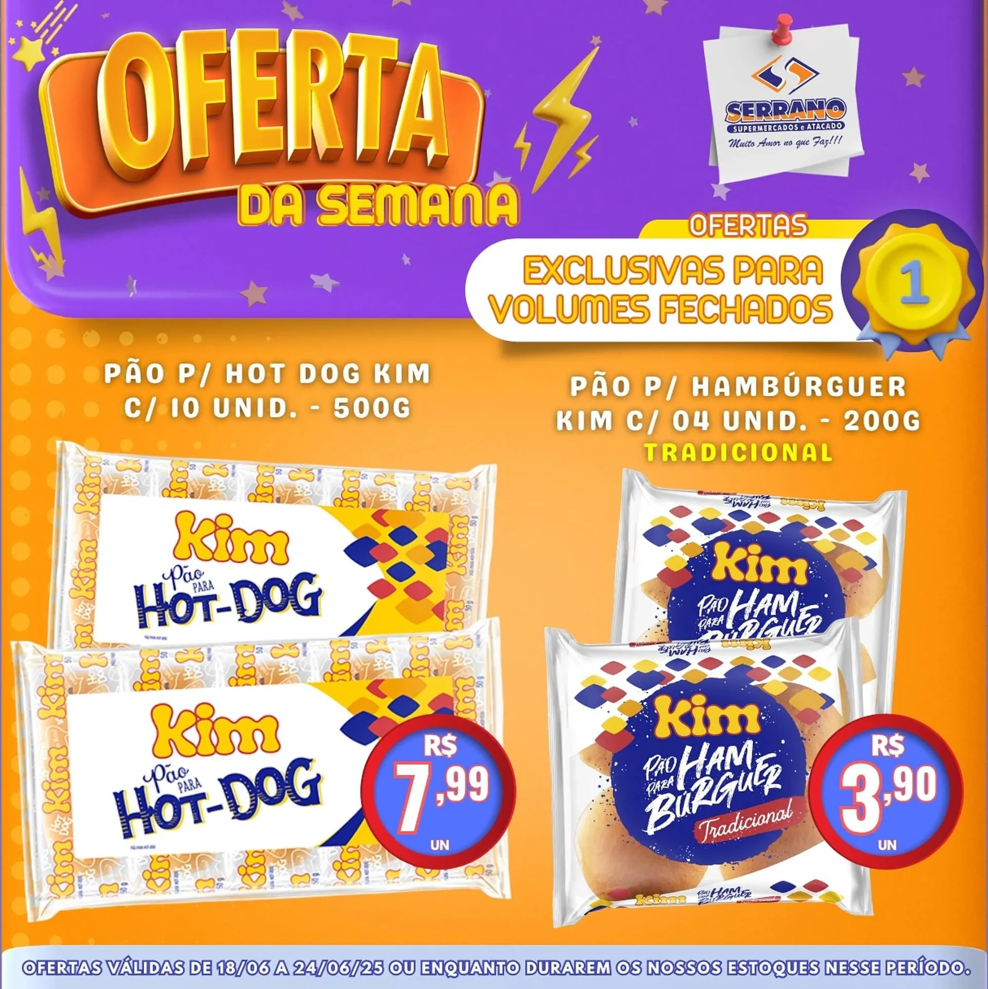 Encarte de Catálogo Serrano Supermercado 18 de junho até 24 de junho 2025 - Pagina 3