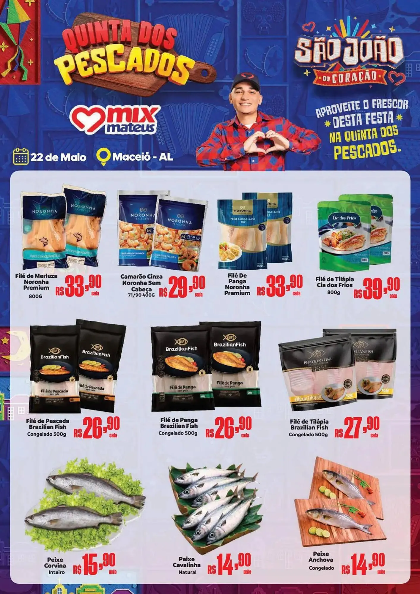 Encarte de Catálogo Supermercados Mateus 22 de maio até 22 de maio 2025 - Pagina 1