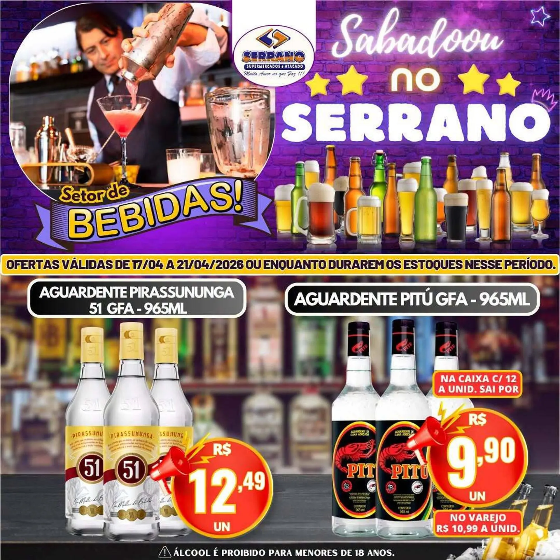 Encarte de Catálogo Serrano Supermercado 17 de abril até 21 de abril 2026 - Pagina 5