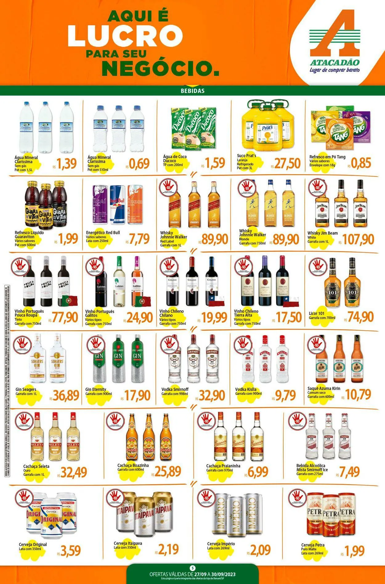 Encarte de Atacadão - SP - Barueri 27 de setembro até 30 de setembro 2023 - Pagina 5
