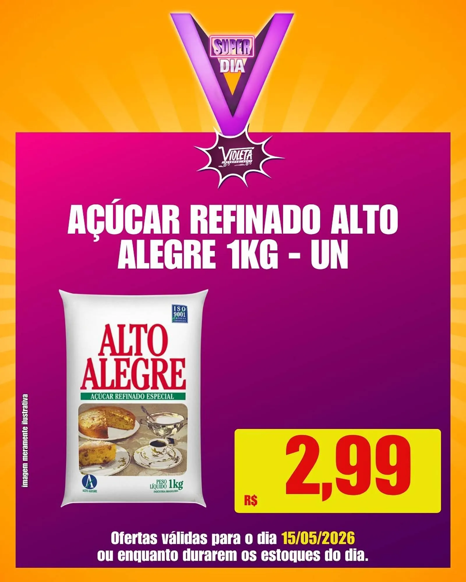 Encarte de Catálogo Violeta Supermercados 15 de maio até 15 de maio 2026 - Pagina 3