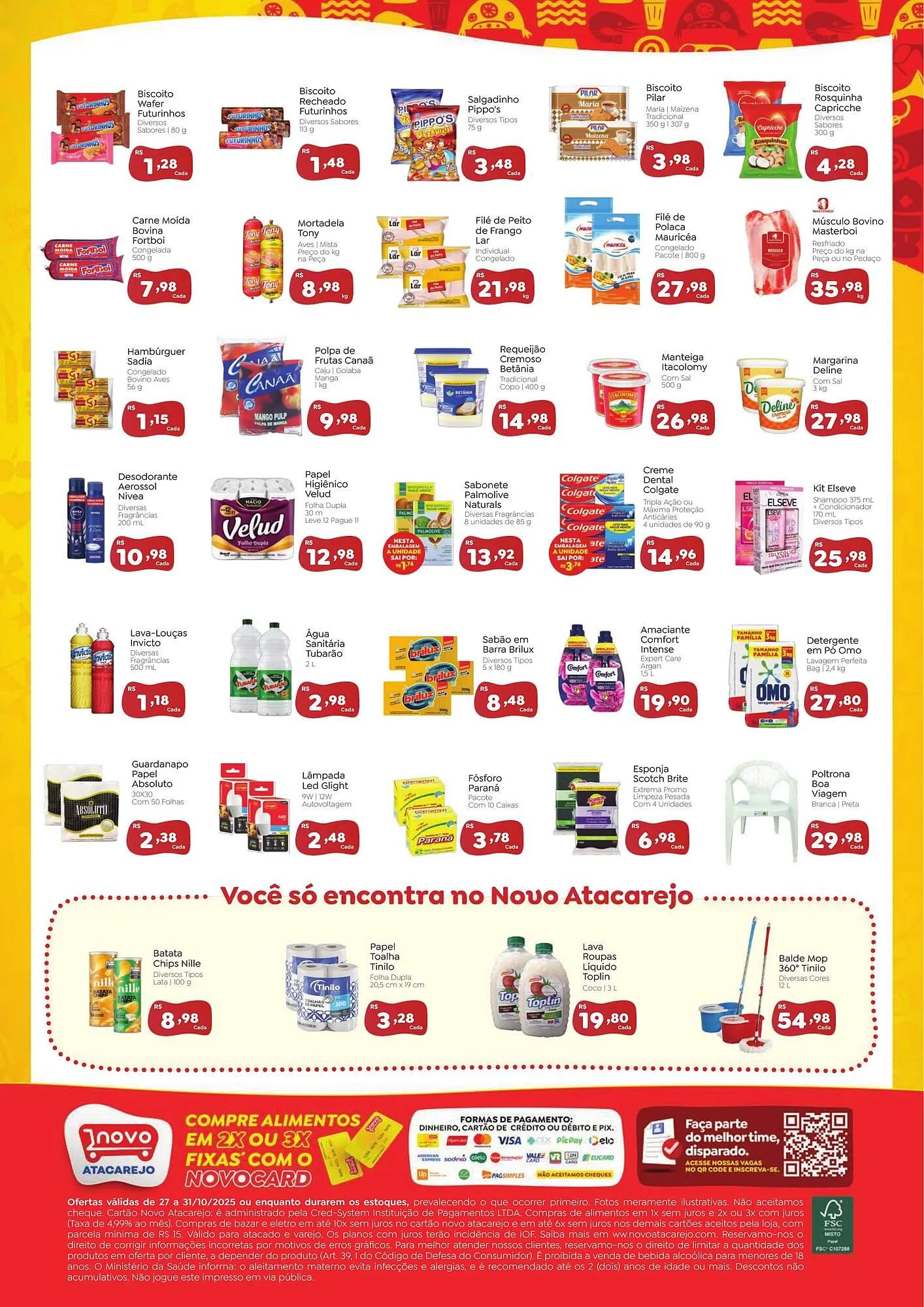Encarte de Folheto Novo Atacarejo 27 de outubro até 31 de outubro 2025 - Pagina 2