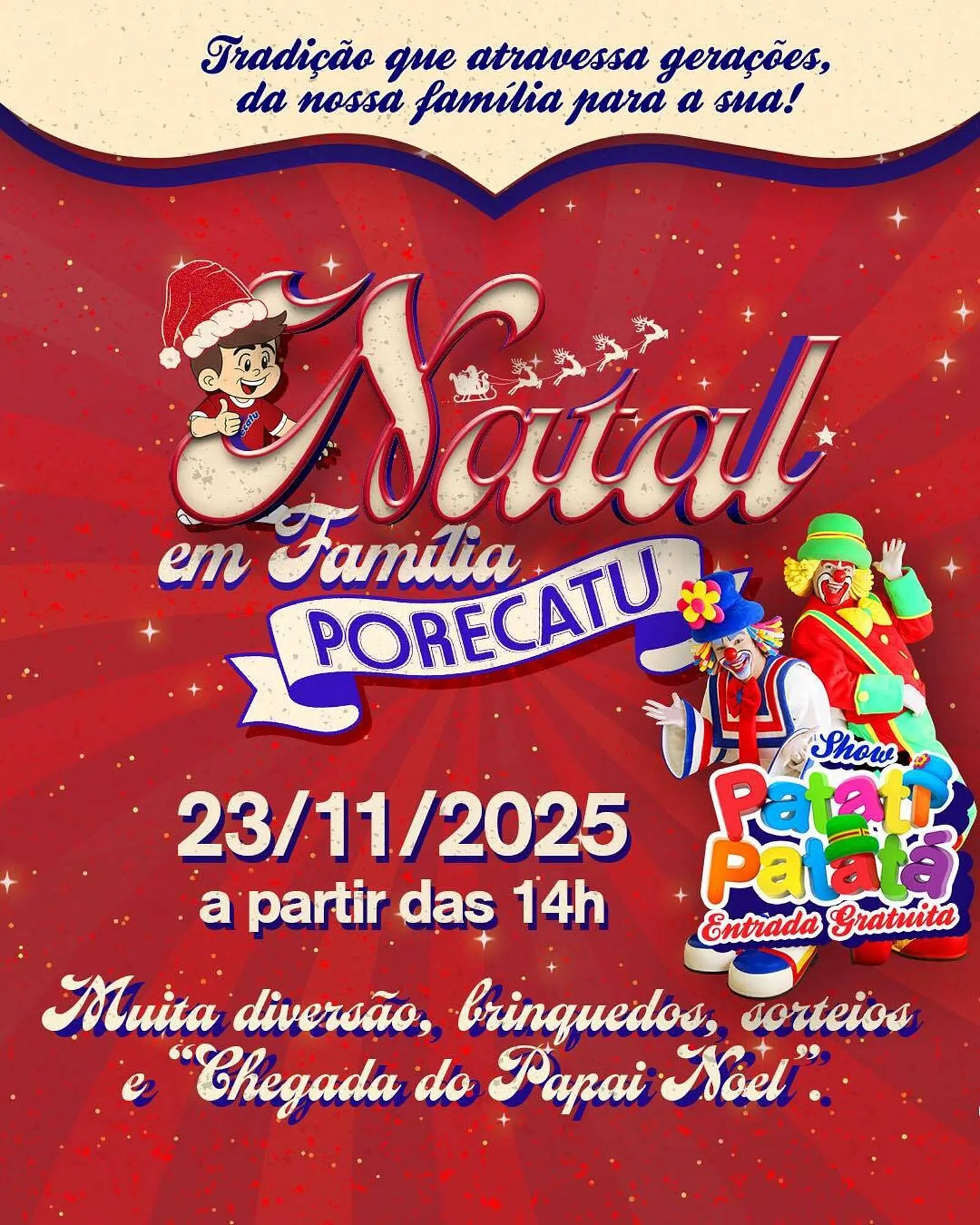 Encarte de Catálogo Supermercado Porecatu 11 de novembro até 23 de novembro 2025 - Pagina 1