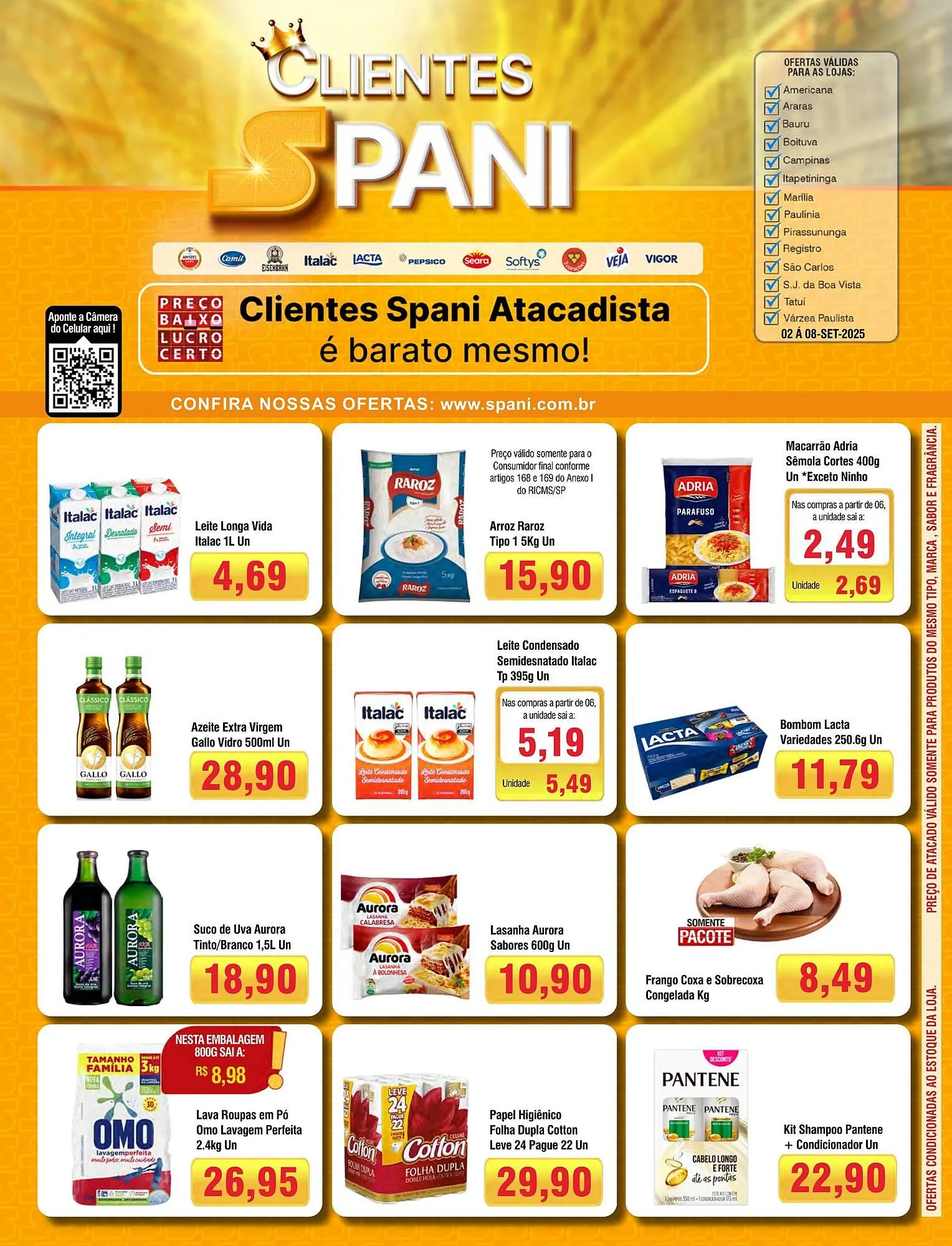 Encarte de Folheto Spani Atacadista 2 de setembro até 10 de setembro 2025 - Pagina 1