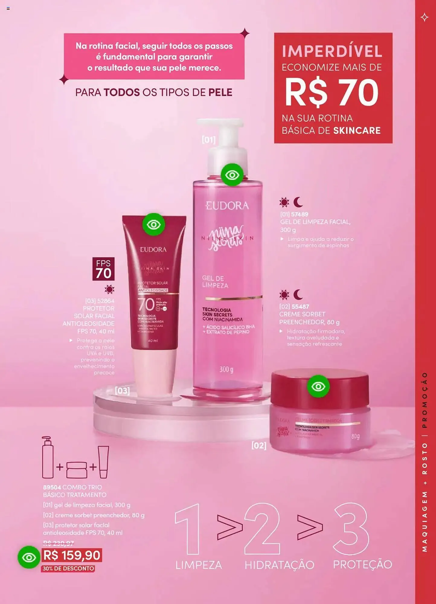 Encarte de Catálogo Eudora 25 de junho até 17 de julho 2025 - Pagina 69