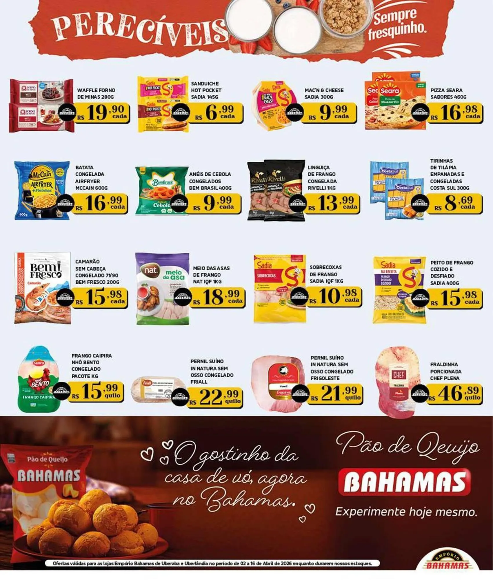 Encarte de Catálogo Empório Bahamas 2 de abril até 16 de abril 2026 - Pagina 11