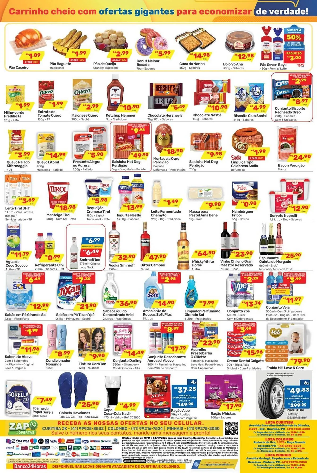 Encarte de Encarte Gigante Atacadista 30 de novembro até 4 de dezembro 2025 - Pagina 2