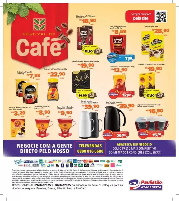 Encarte de Revista Quinzenal Paulistão Atacadista 14 de abril até 20 de abril 2025 - Pagina 4