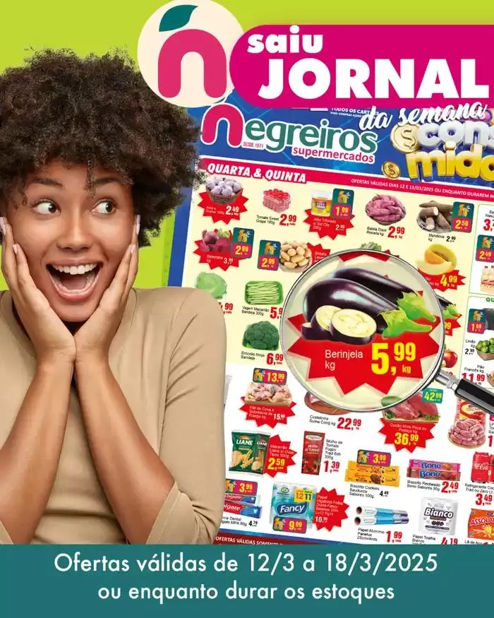 Encarte de Encarte Negreiros Supermercados 12 de março até 18 de março 2025 - Pagina 8