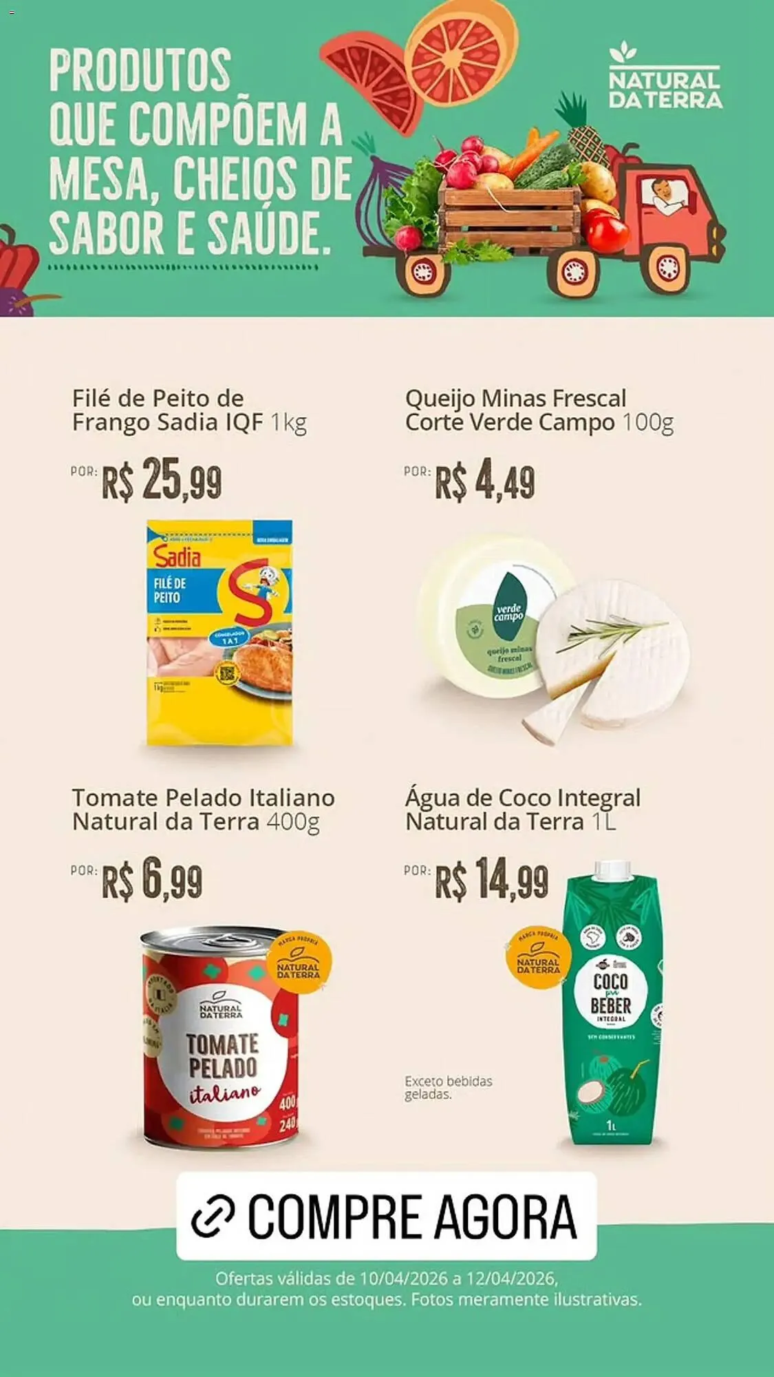 Encarte de Catálogo Natural da Terra 10 de abril até 13 de abril 2026 - Pagina 1