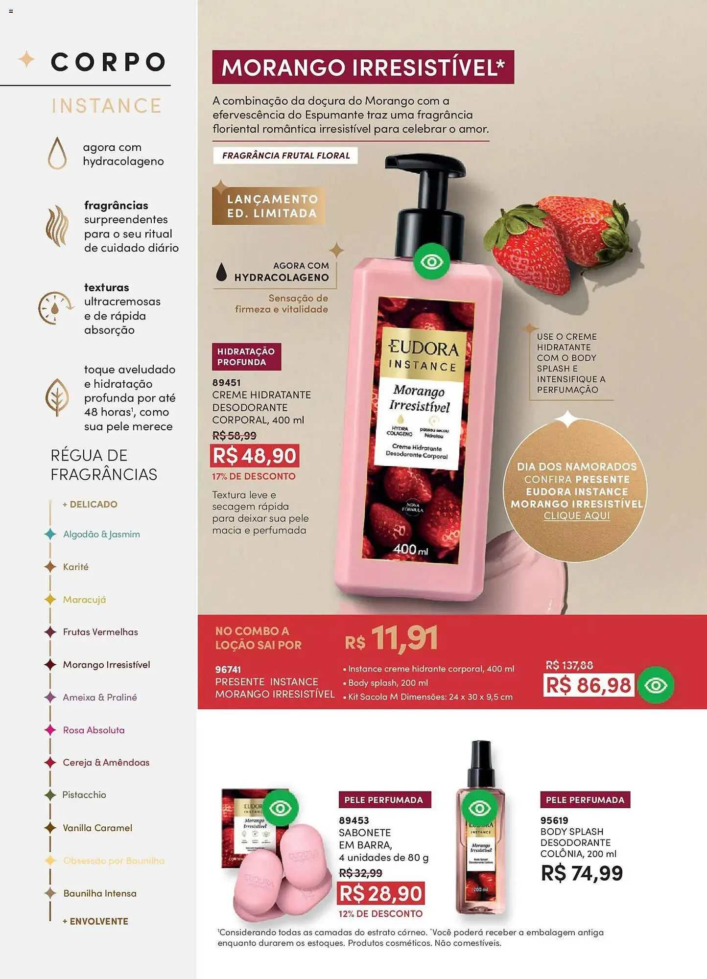 Encarte de Catálogo Eudora 23 de abril até 15 de junho 2026 - Pagina 104