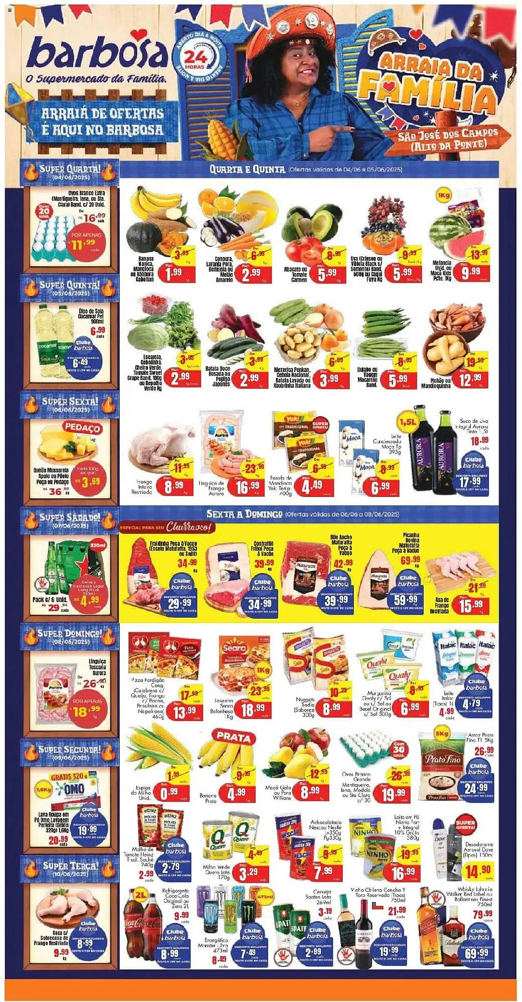 Encarte de Catálogo Barbosa Supermercados 4 de junho até 10 de junho 2025 - Pagina 1