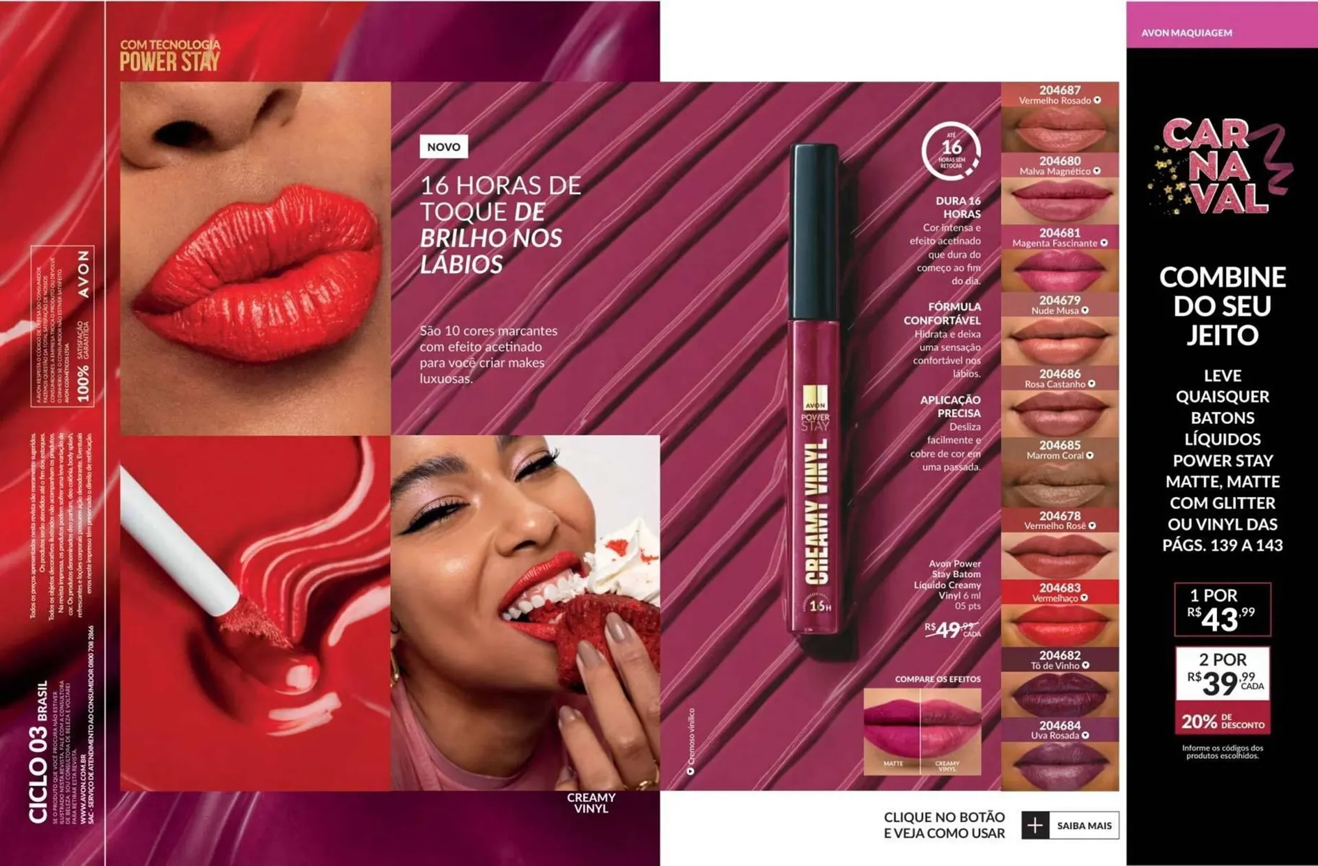 Encarte de Catálogo Avon 1 de março até 31 de março 2026 - Pagina 73