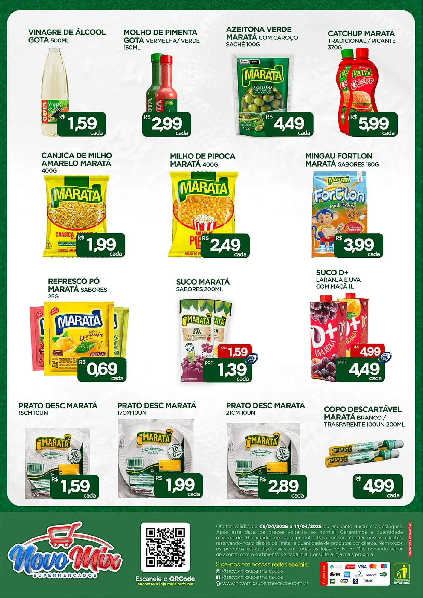 Encarte de Encarte Novo Mix 8 de abril até 12 de abril 2026 - Pagina 2