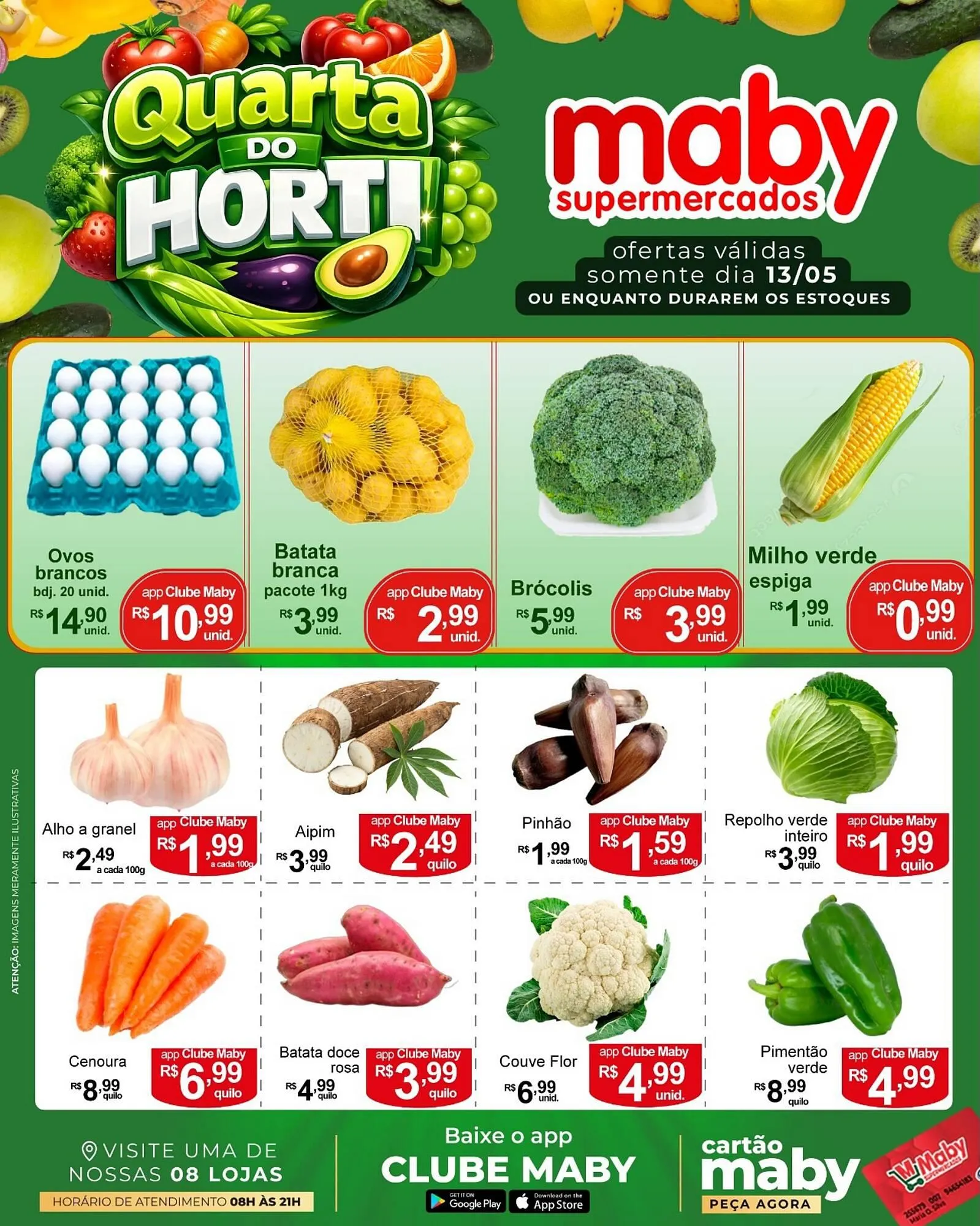 Encarte de Catálogo Maby Supermercados 13 de maio até 13 de maio 2026 - Pagina 1