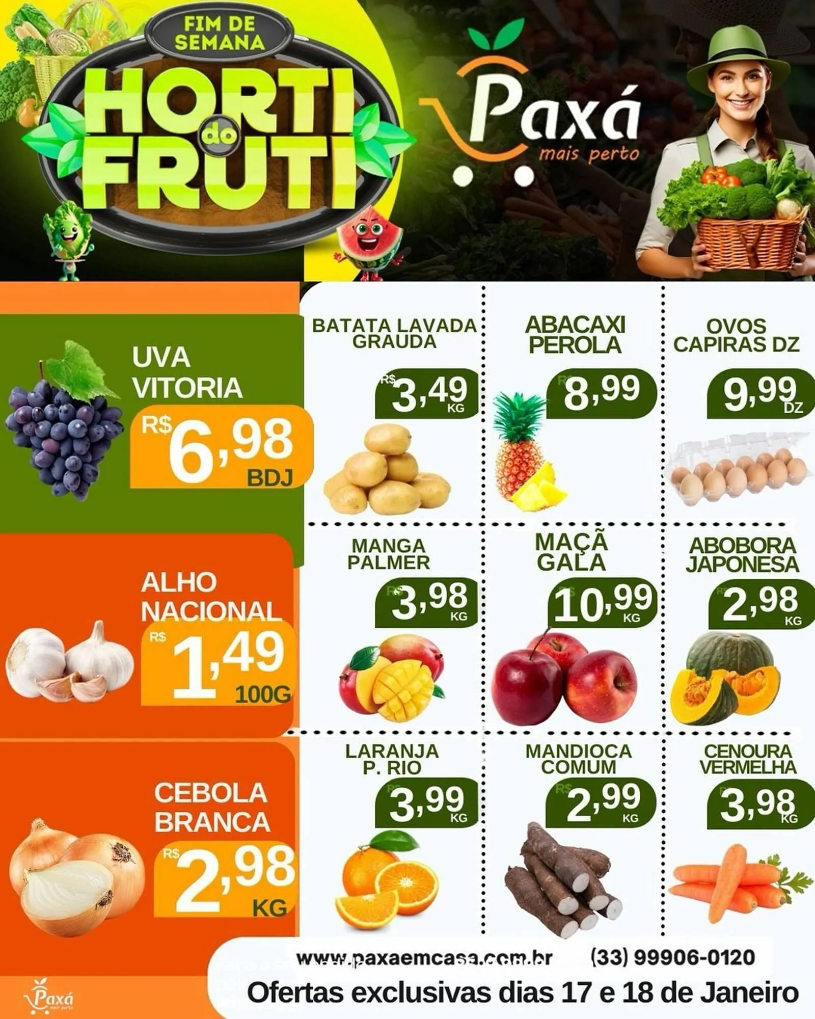 Encarte de Catálogo Paxá Supermercados 21 de janeiro até 21 de janeiro 2026 - Pagina 1