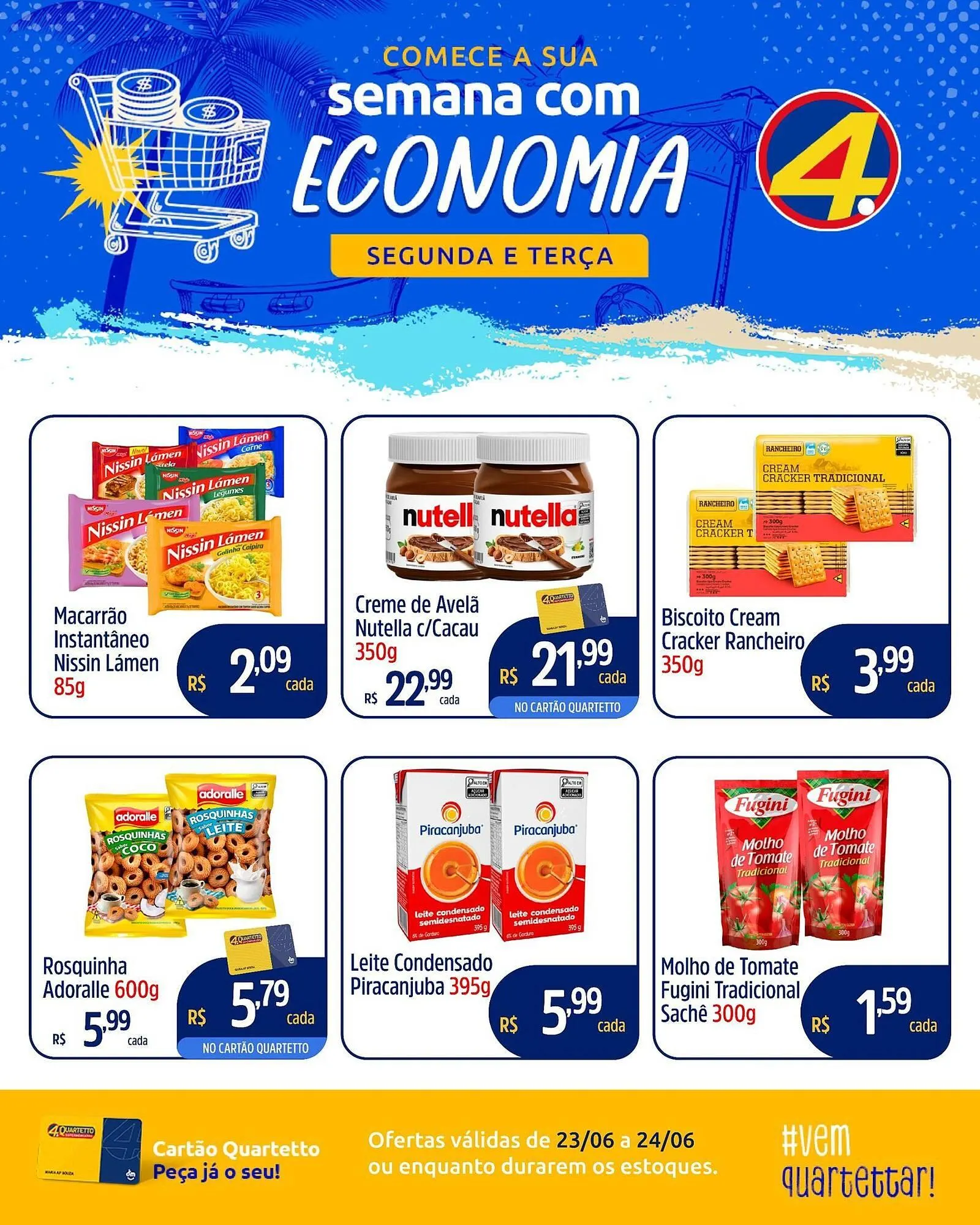 Encarte de Catálogo Quartetto Supermercados 23 de junho até 24 de junho 2025 - Pagina 3