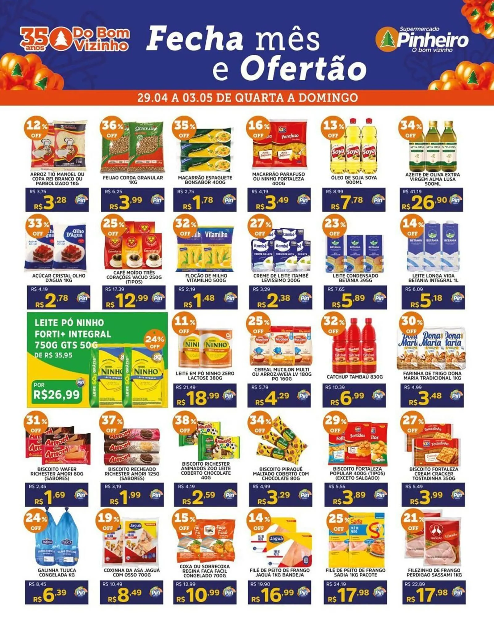 Encarte de Encarte Pinheiro Supermercado 29 de abril até 3 de maio 2026 - Pagina 2