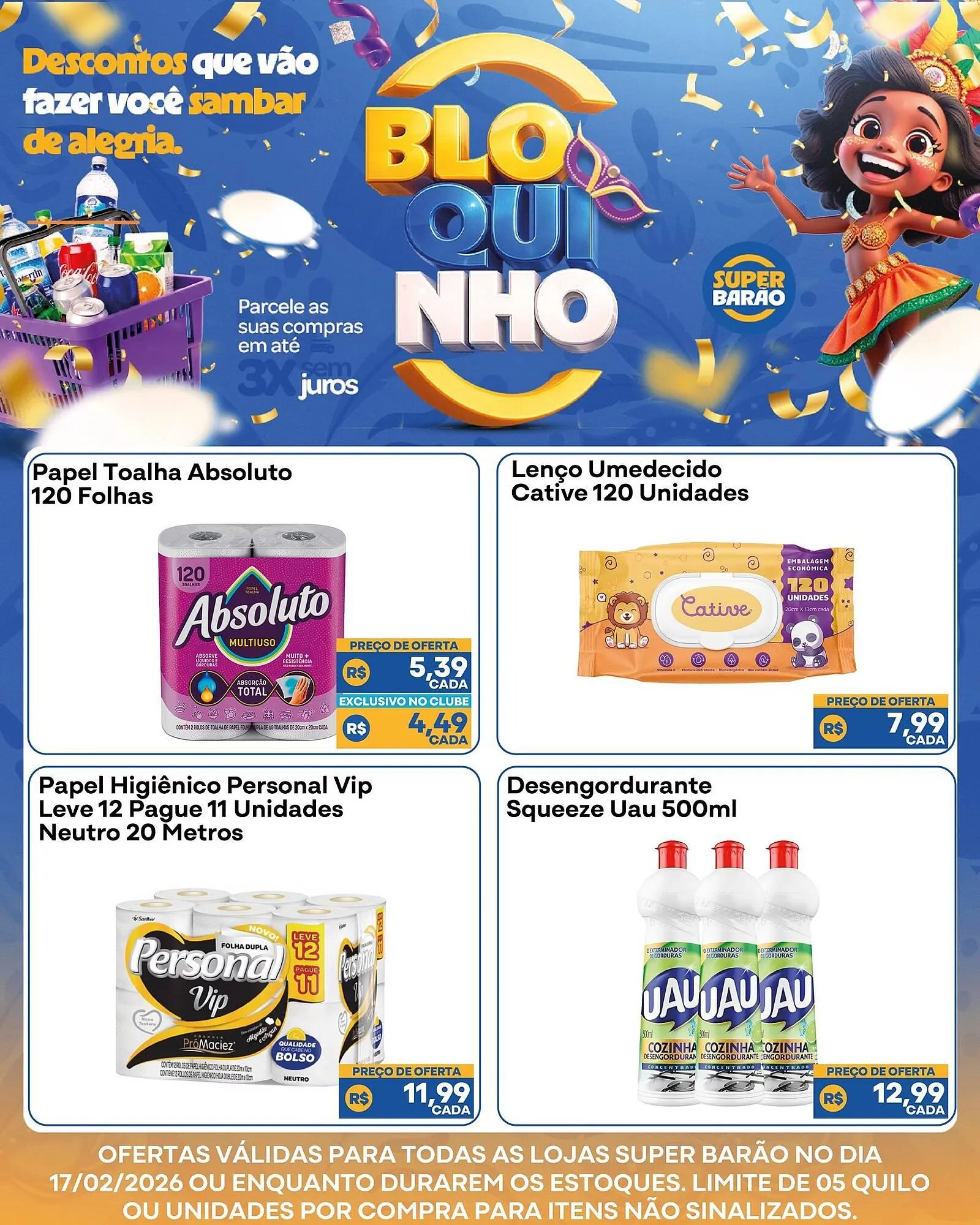 Encarte de Catálogo Super Barão 17 de fevereiro até 17 de fevereiro 2026 - Pagina 3