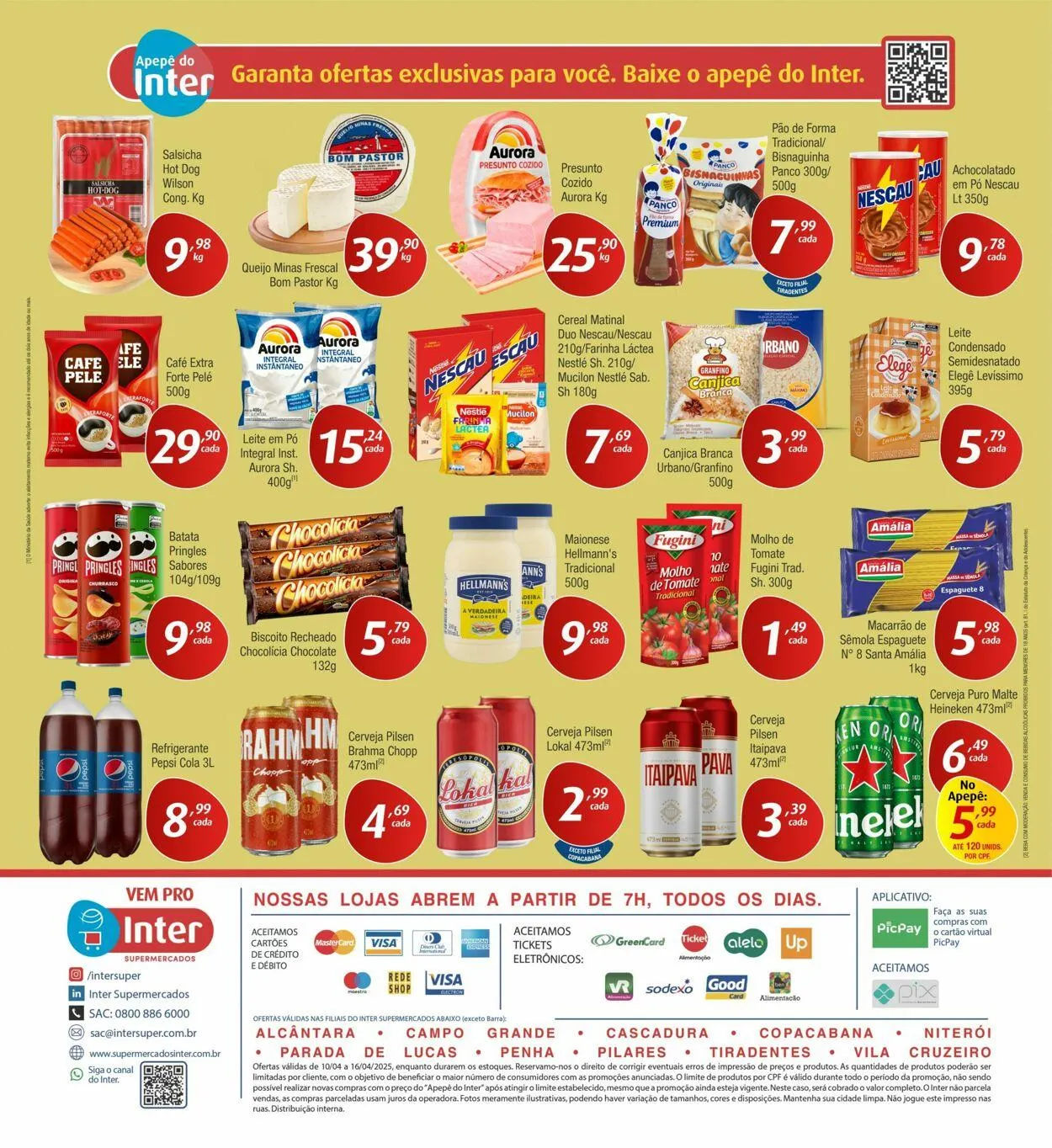 Encarte de Inter Supermercados 7 de abril até 16 de abril 2025 - Pagina 2