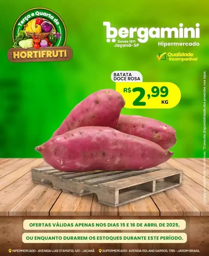 Encarte de Encarte Supermercado Bergamini 15 de abril até 16 de abril 2025 - Pagina 7
