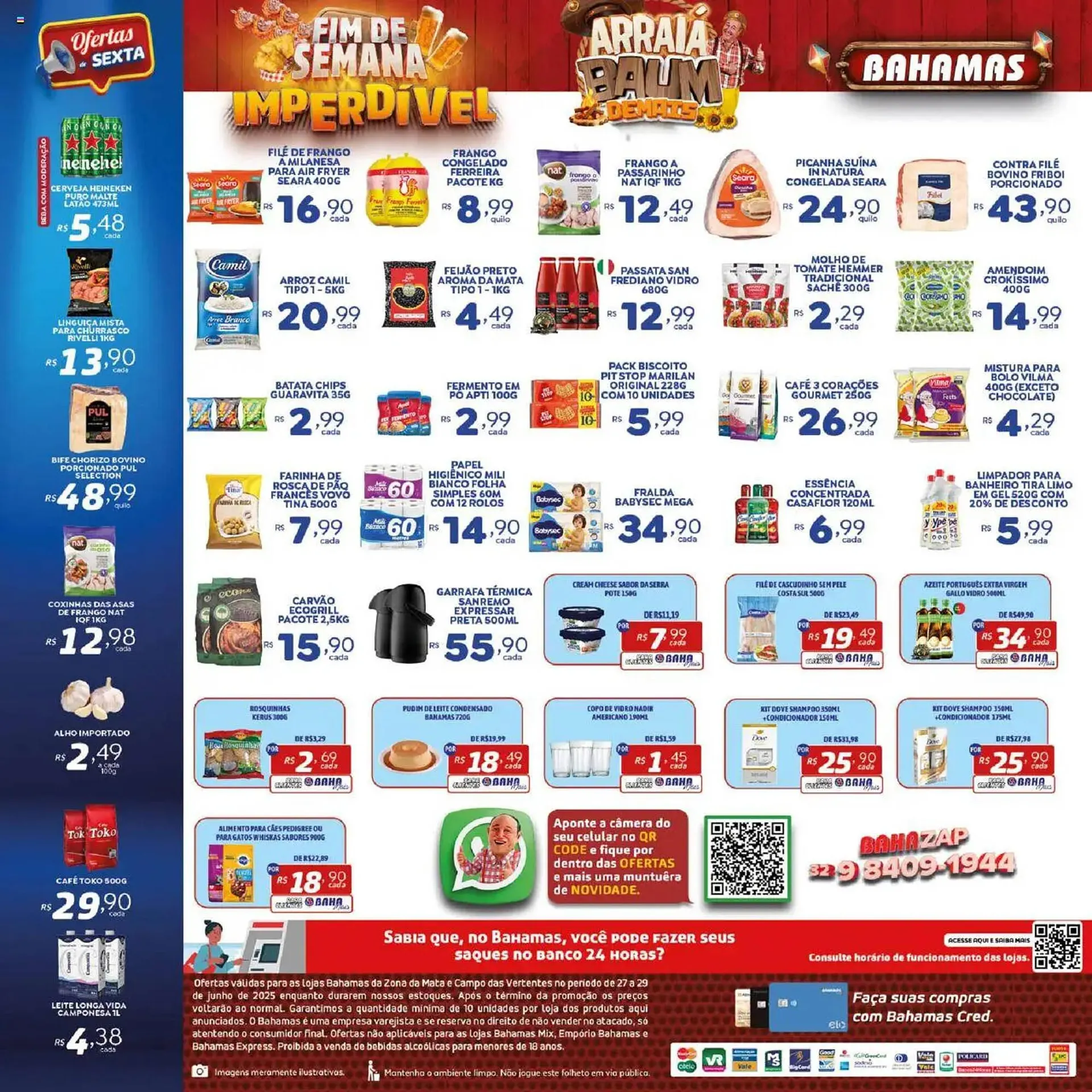 Encarte de Catálogo Bahamas Supermercados 27 de junho até 30 de junho 2025 - Pagina 2