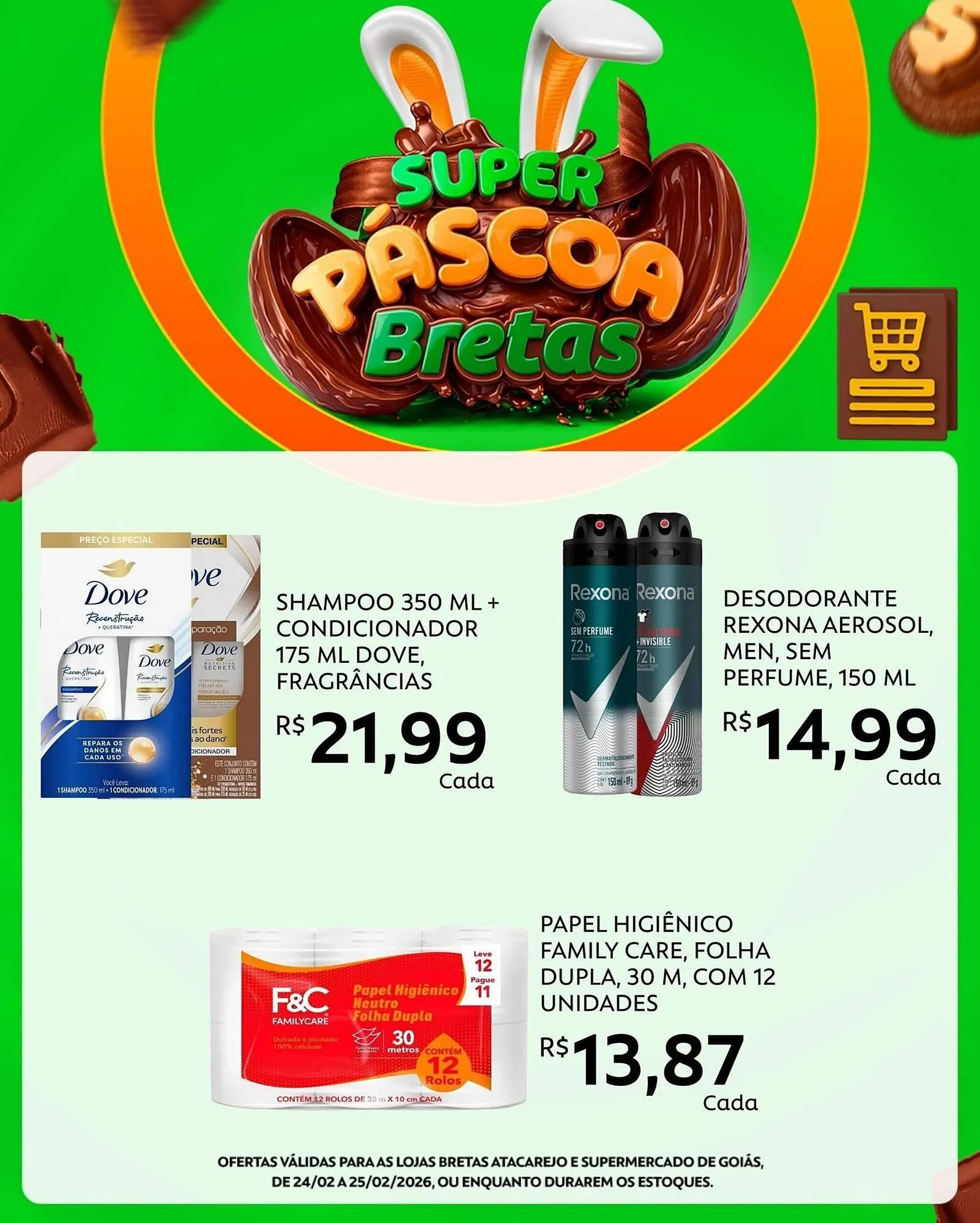 Encarte de Catálogo Supermercados Bretas 24 de fevereiro até 25 de fevereiro 2026 - Pagina 1