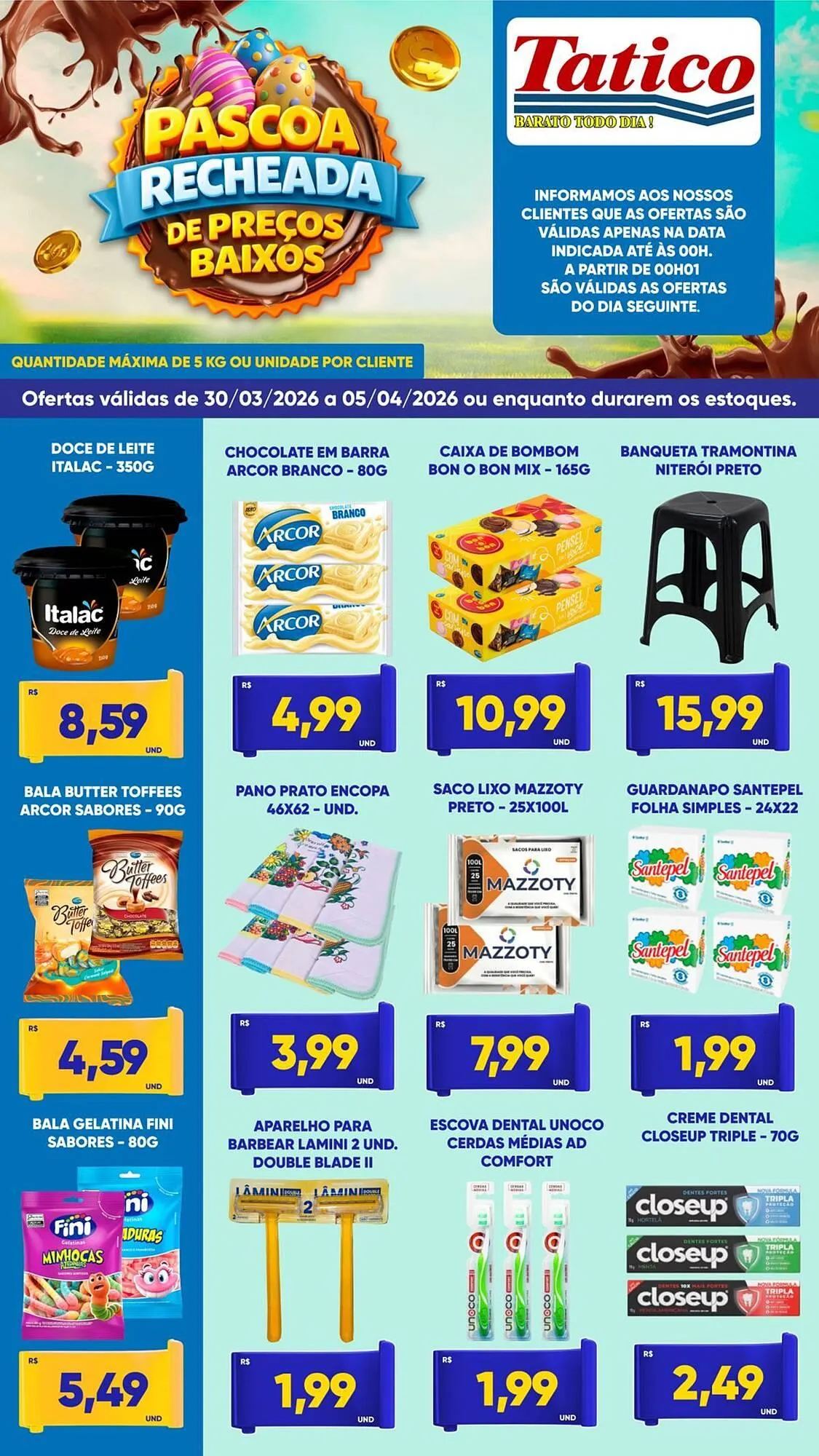 Encarte de Tabloide Tatico 30 de março até 5 de abril 2026 - Pagina 6