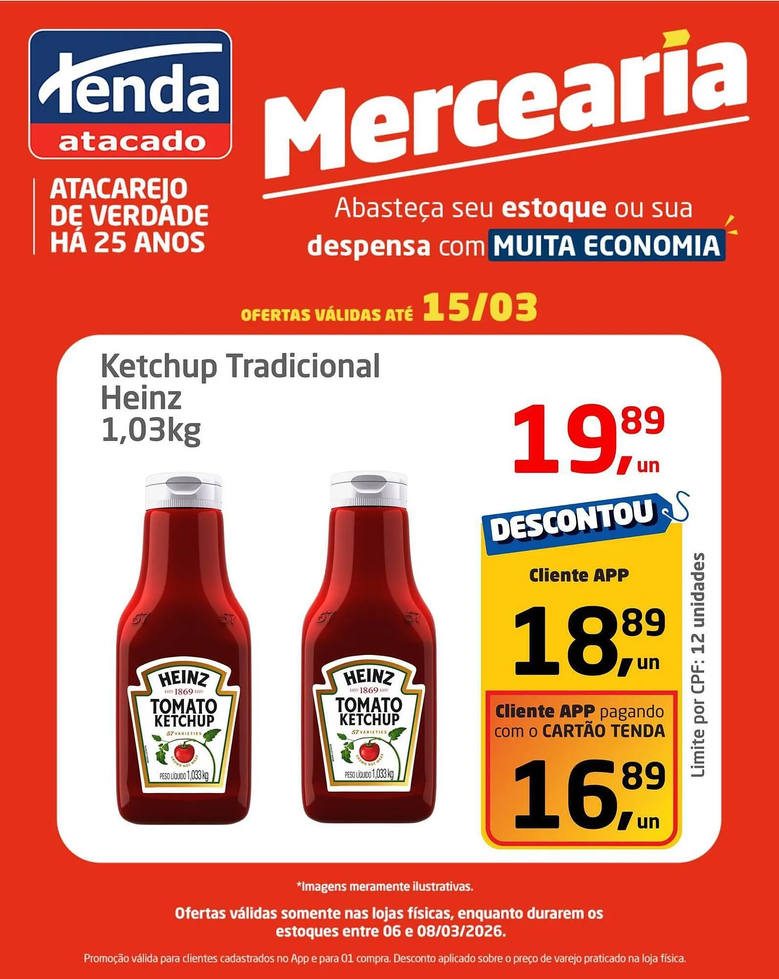 Encarte de Folheto Tenda Atacado 6 de março até 15 de março 2026 - Pagina 3