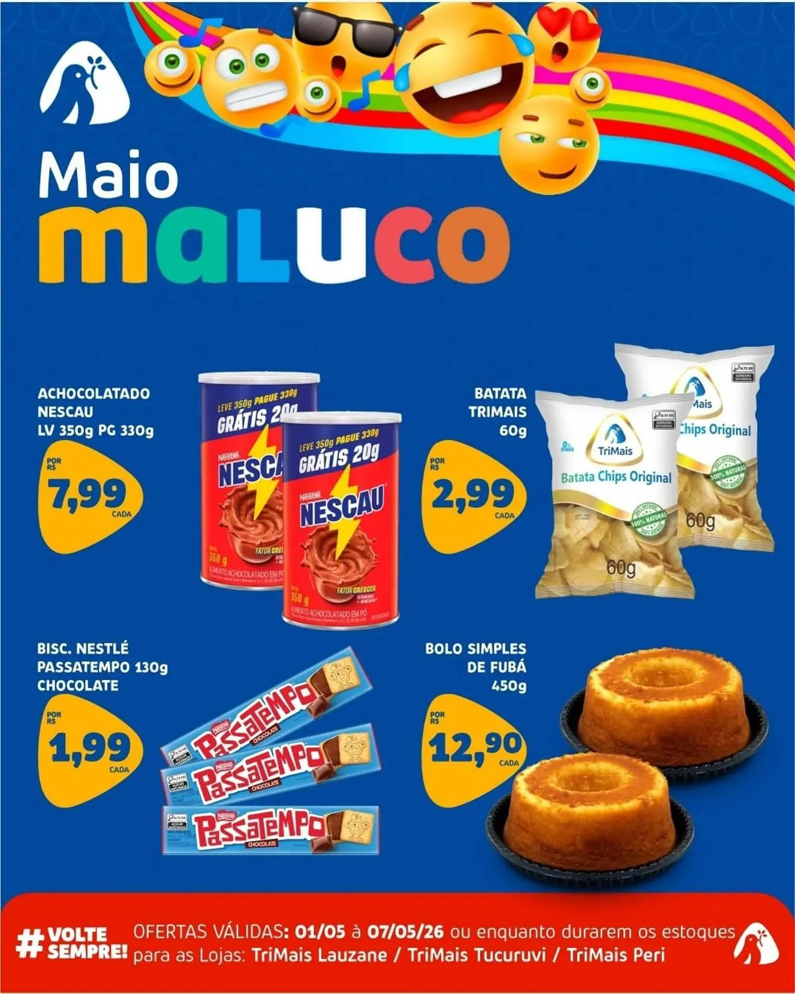 Encarte de Catálogo Trimais Supermercado 1 de maio até 7 de maio 2026 - Pagina 6