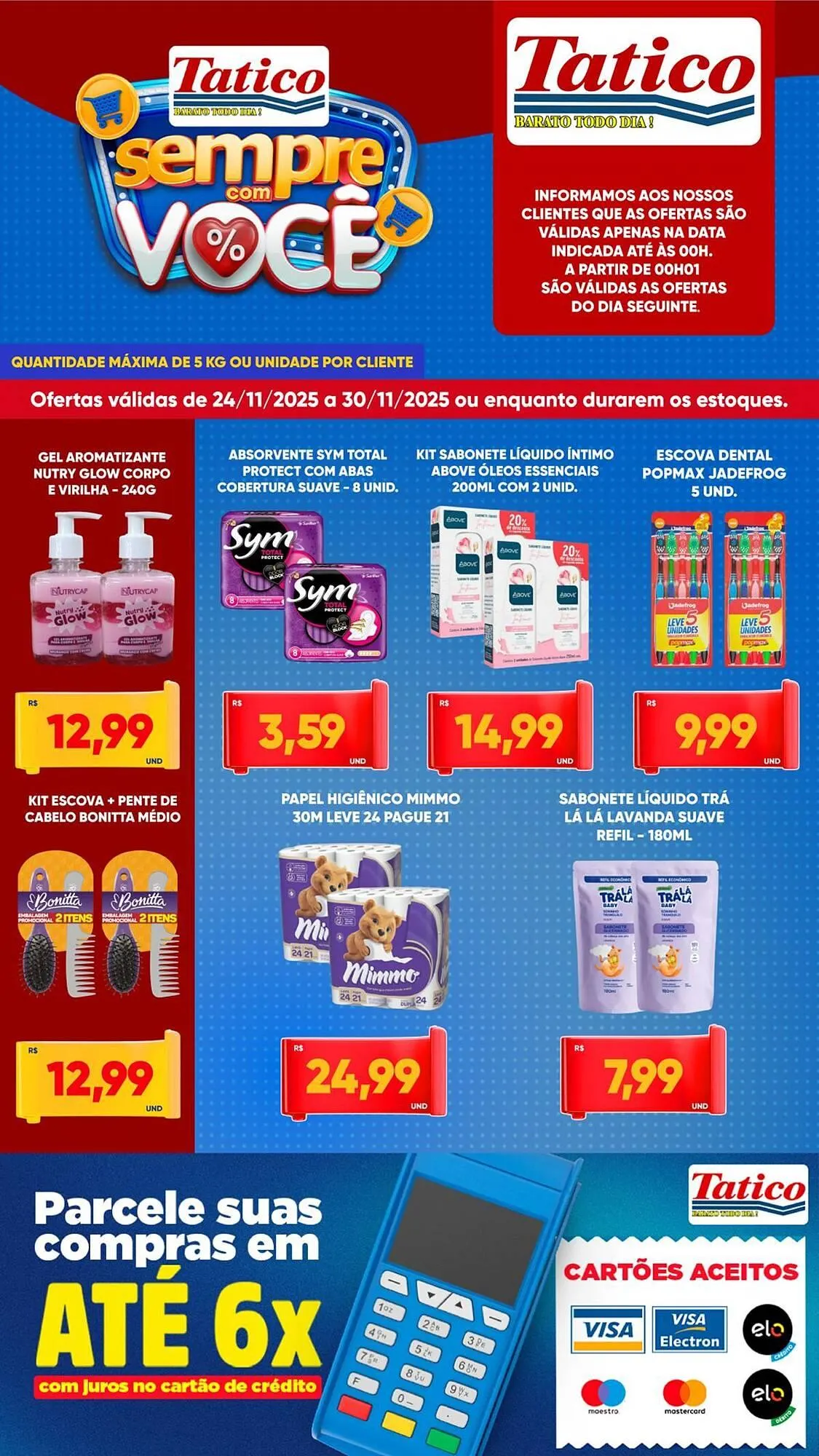 Encarte de Tabloide Tatico 24 de novembro até 30 de novembro 2025 - Pagina 8