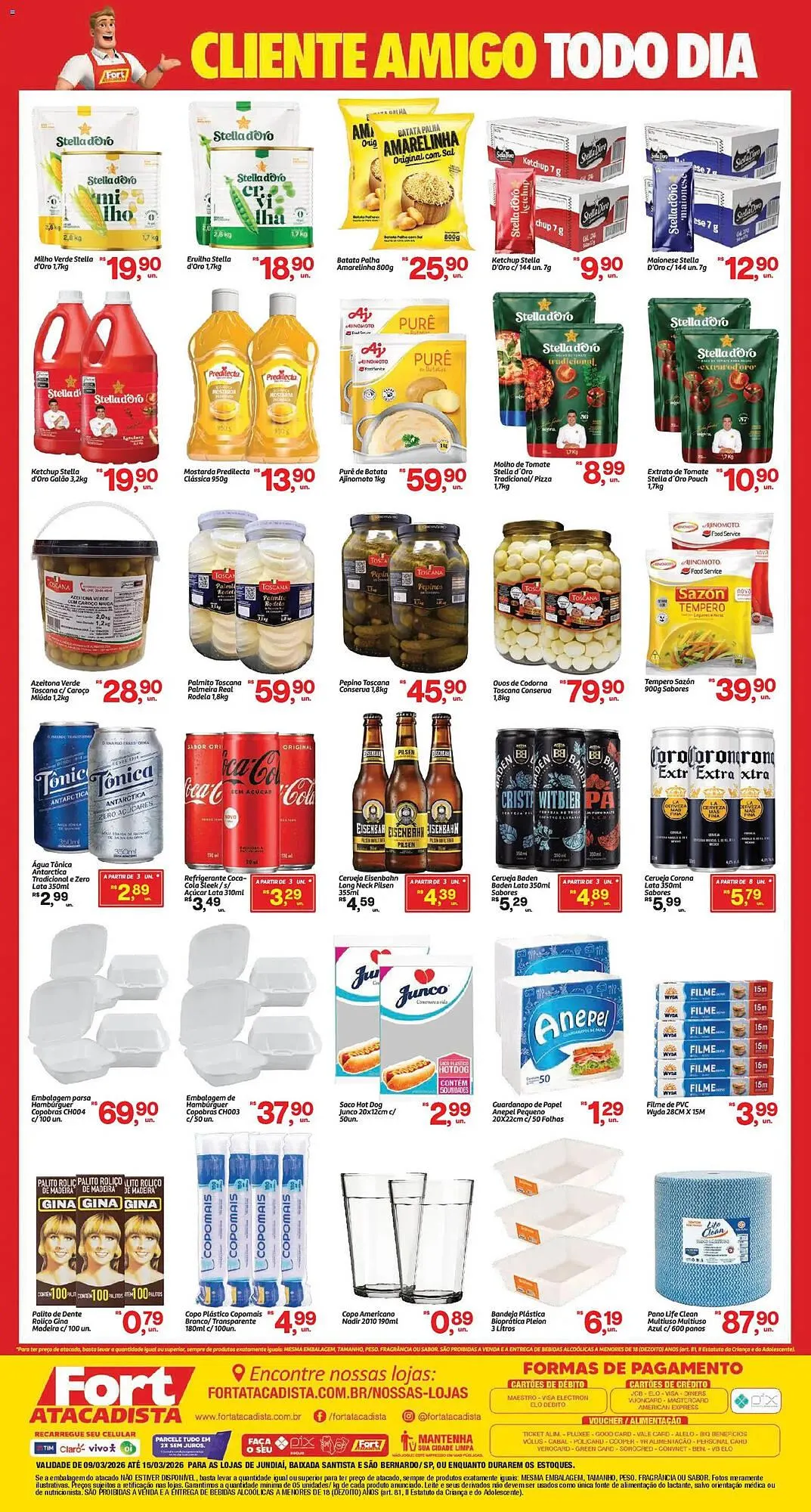 Encarte de Tabloide Fort Atacadista 9 de março até 15 de março 2026 - Pagina 2