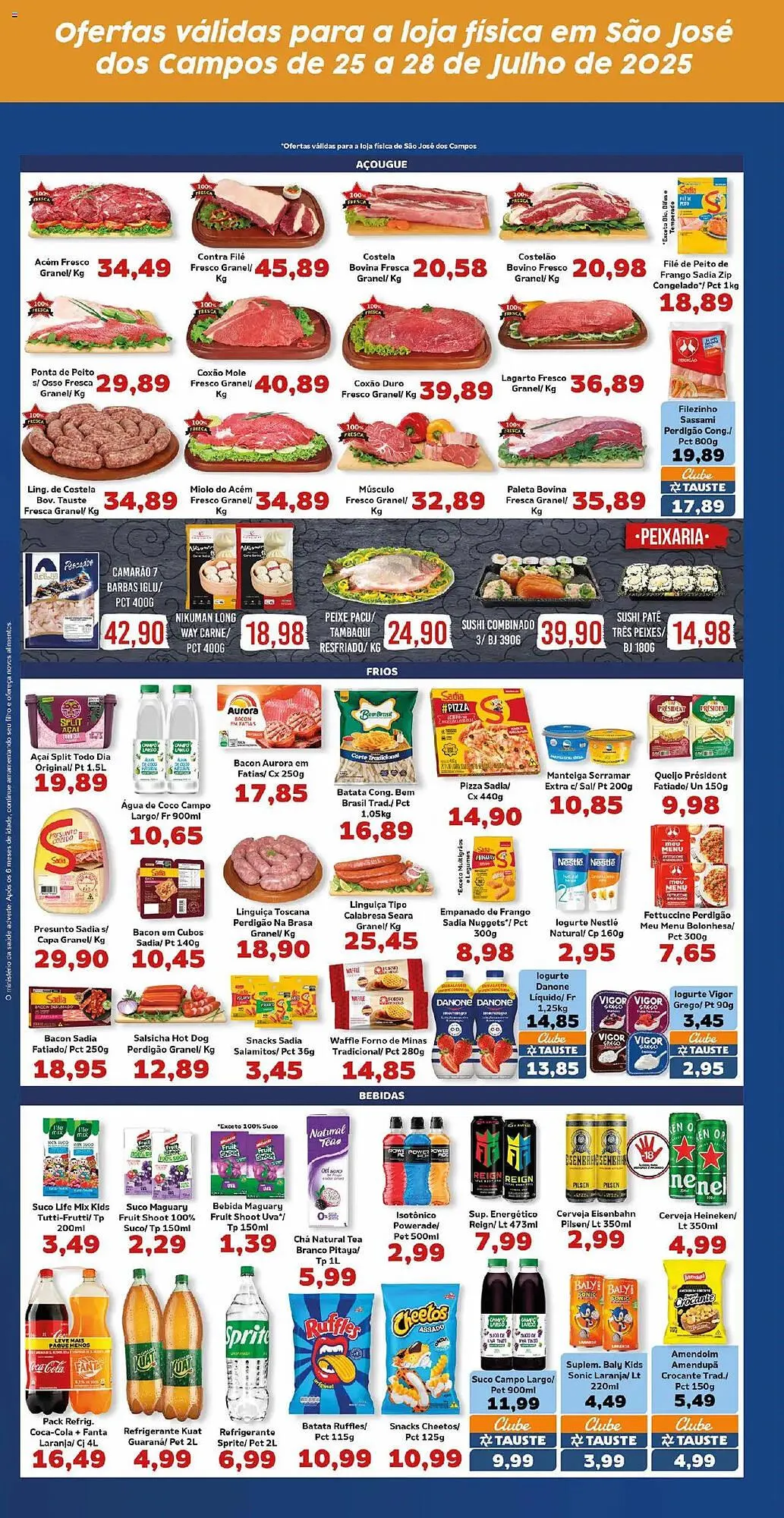 Encarte de Catálogo Supermercados Tauste 25 de julho até 29 de julho 2025 - Pagina 4