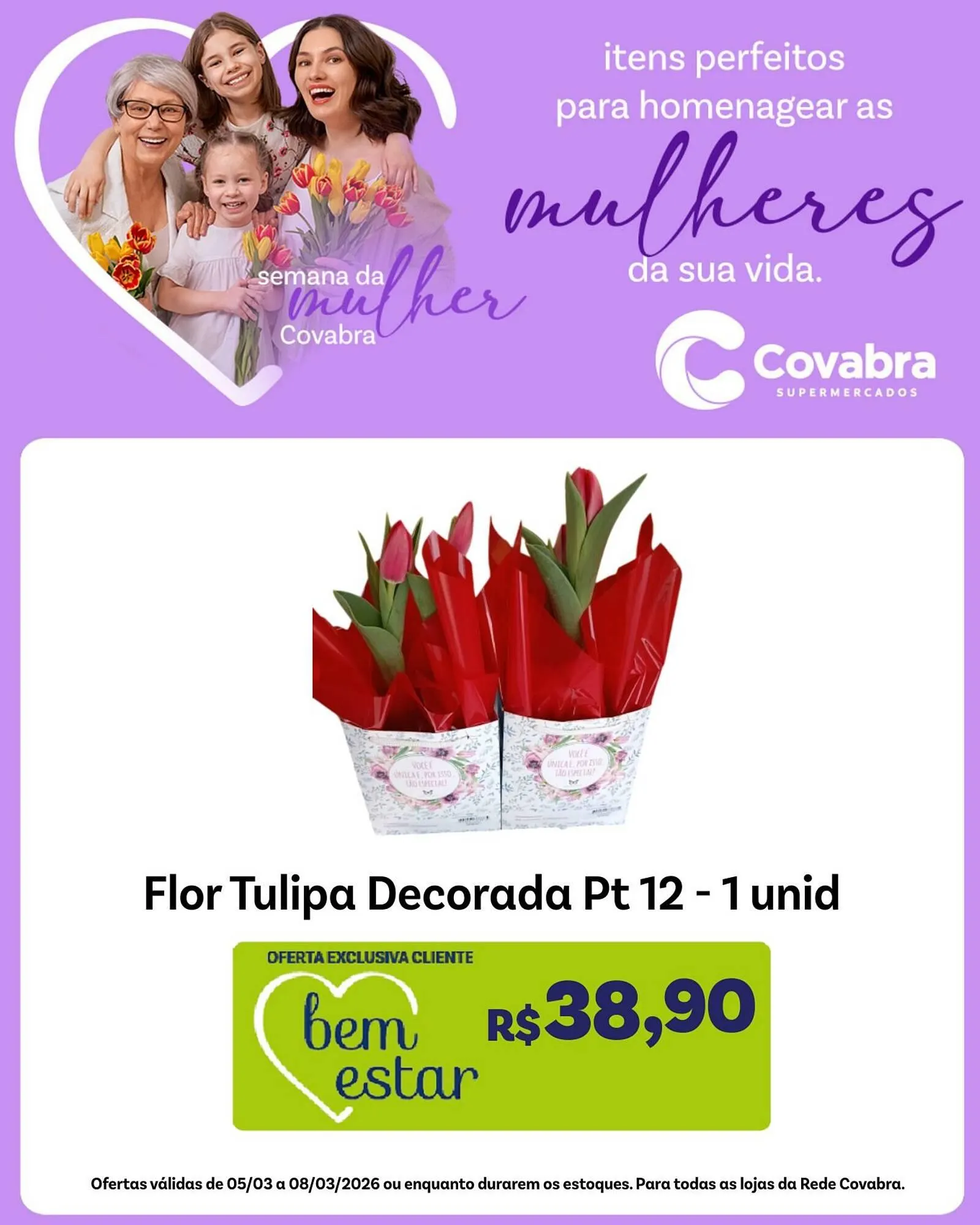 Encarte de Catálogo Covabra Supermercados 6 de março até 9 de março 2026 - Pagina 5