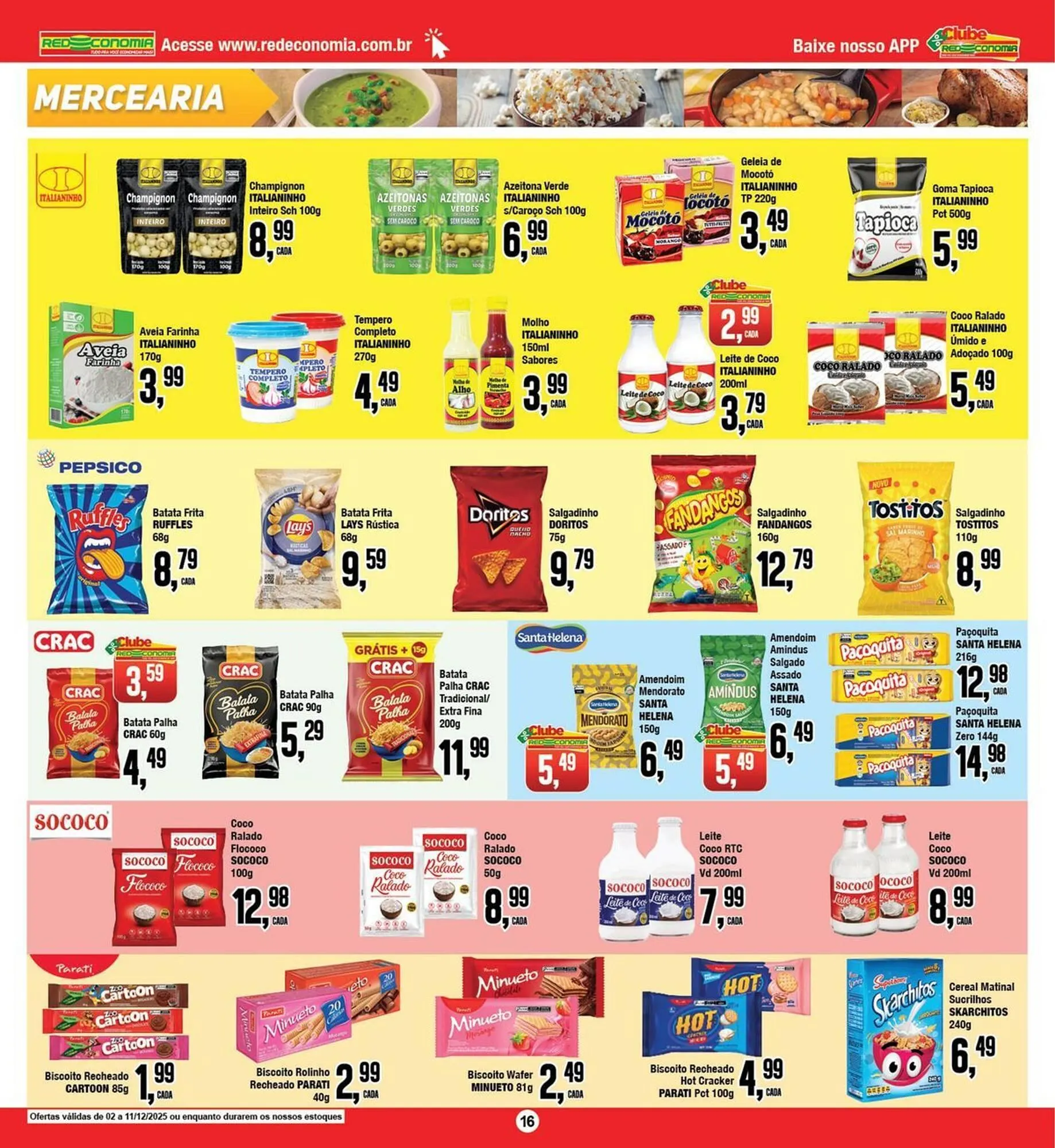 Encarte de Encarte Rede Economia 4 de dezembro até 11 de dezembro 2025 - Pagina 16