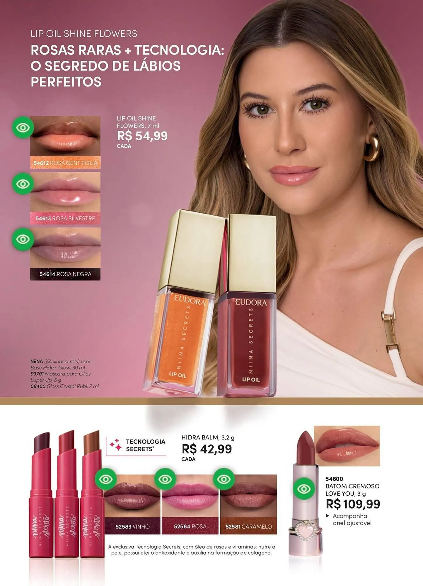 Encarte de Catálogo Eudora 1 de abril até 1 de maio 2026 - Pagina 36