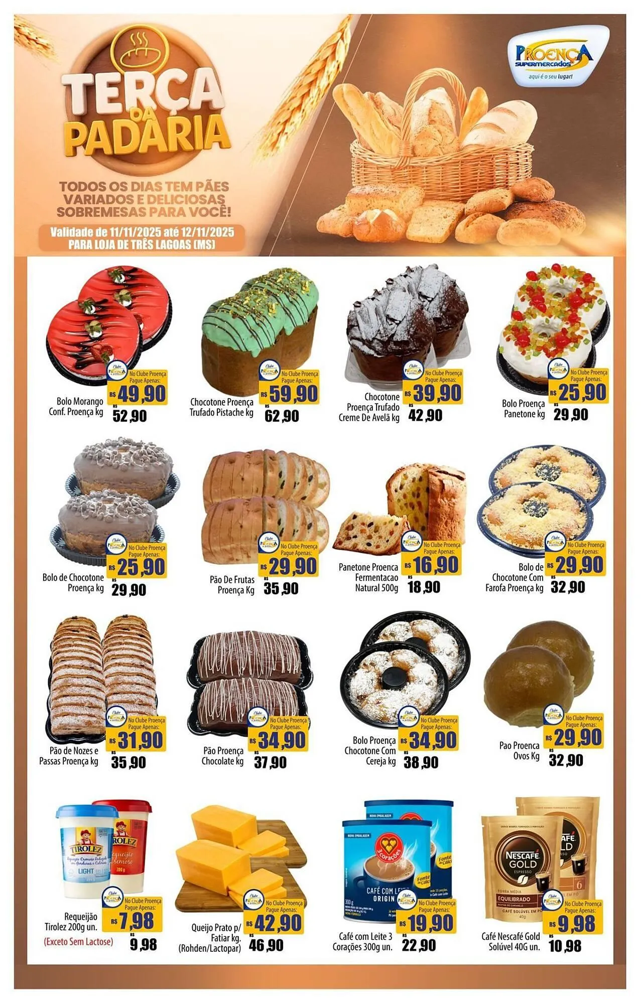 Encarte de Catálogo Proença Supermercados 11 de novembro até 12 de novembro 2025 - Pagina 1
