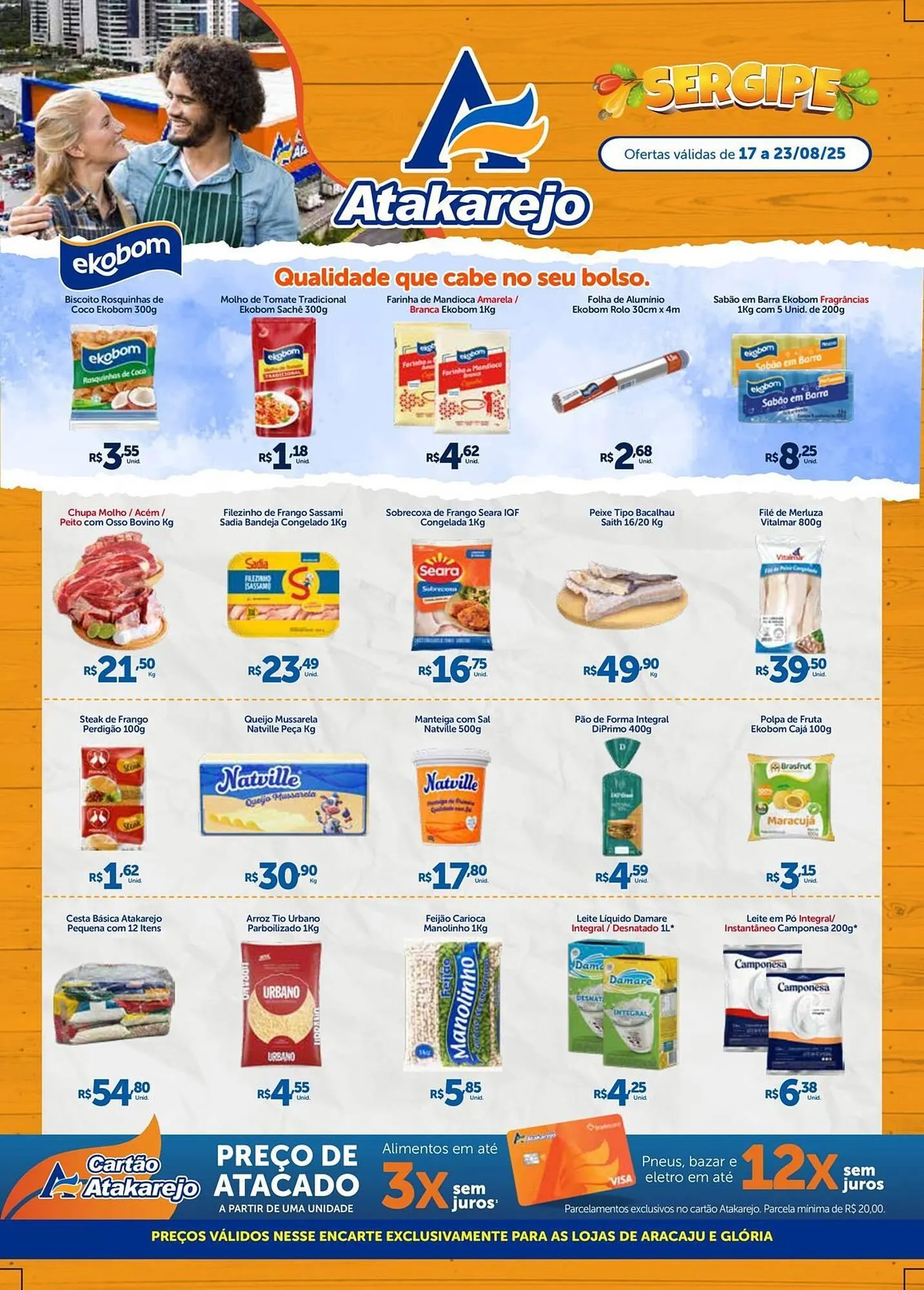 Encarte de Catálogo Atakarejo 17 de agosto até 24 de agosto 2025 - Pagina 1