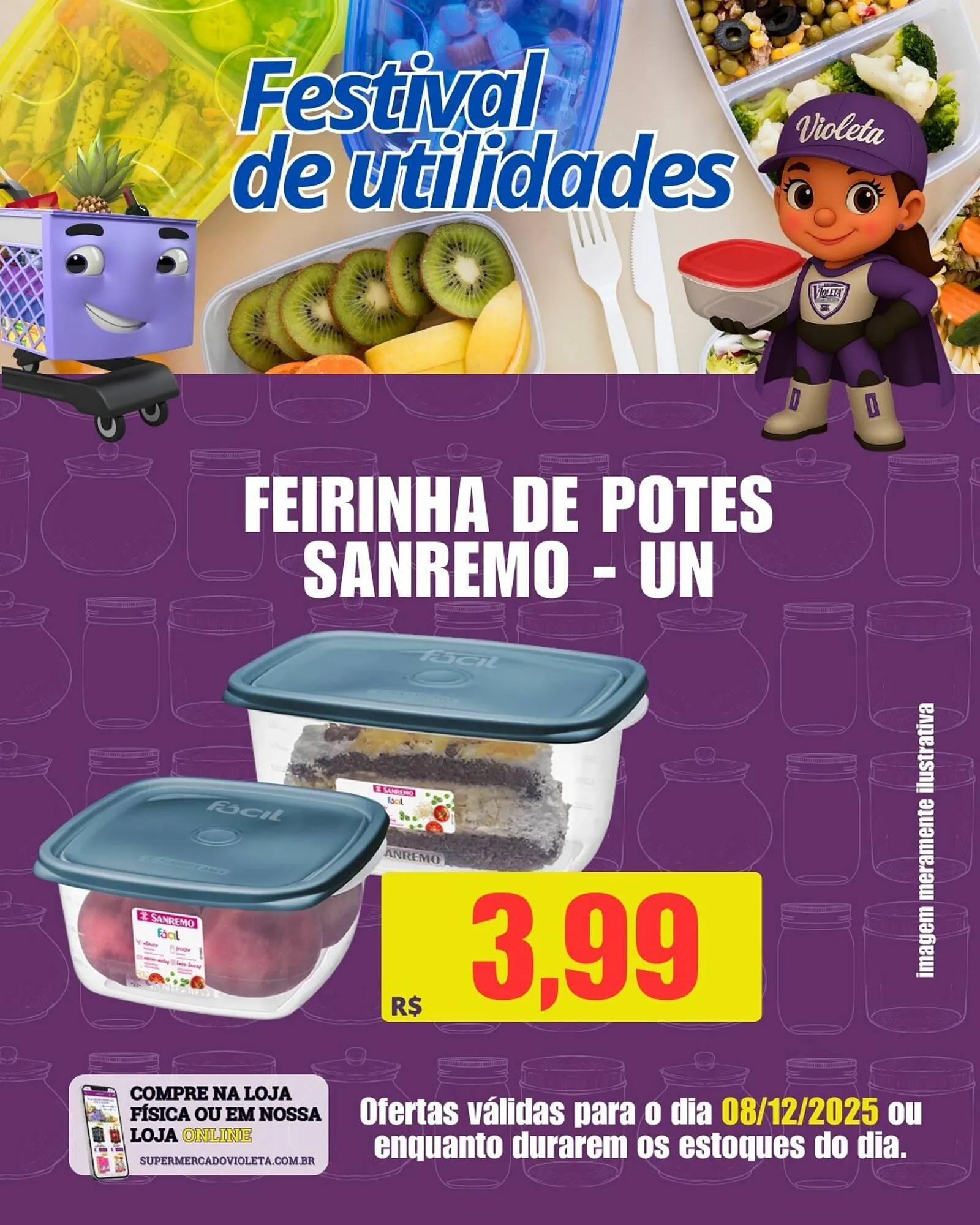 Encarte de Catálogo Violeta Supermercados 8 de dezembro até 8 de dezembro 2025 - Pagina 5