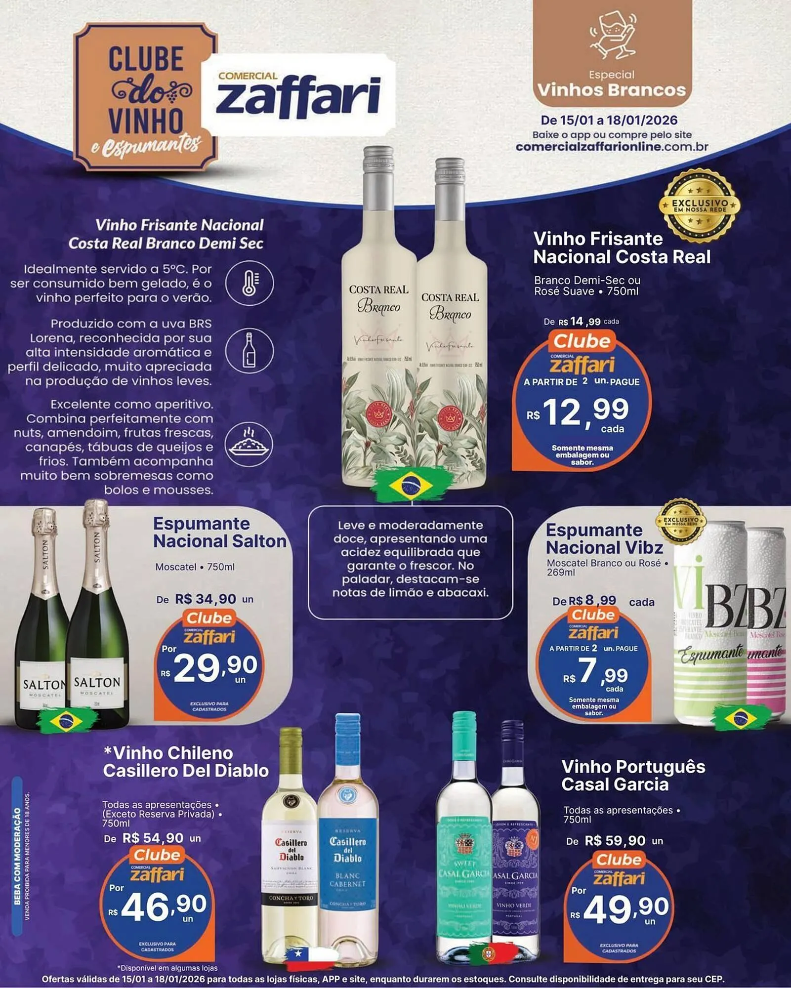 Encarte de Encarte Comercial Zaffari 15 de janeiro até 18 de janeiro 2026 - Pagina 1
