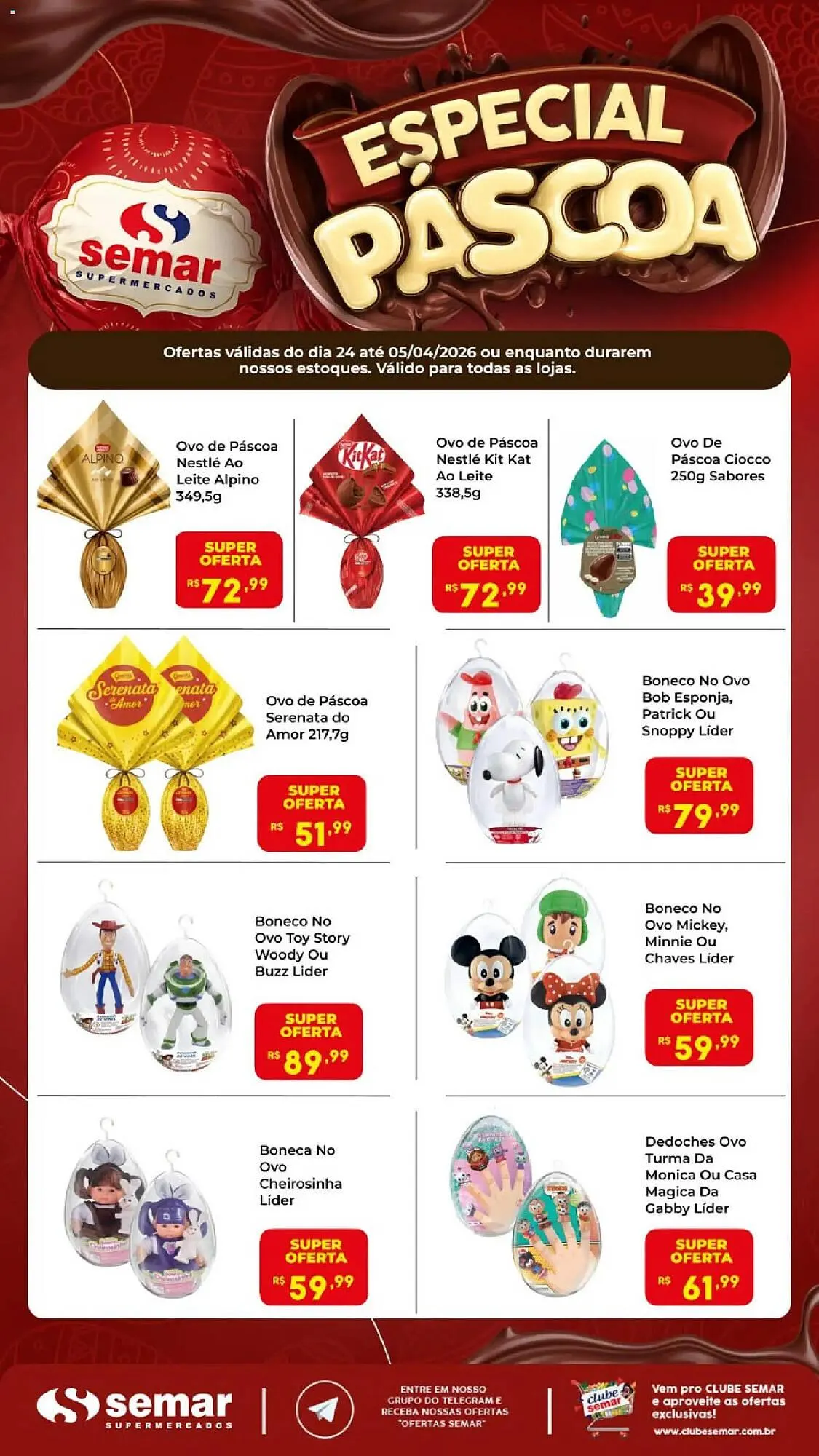 Encarte de Folheto Semar Supermercado 24 de março até 5 de abril 2026 - Pagina 4