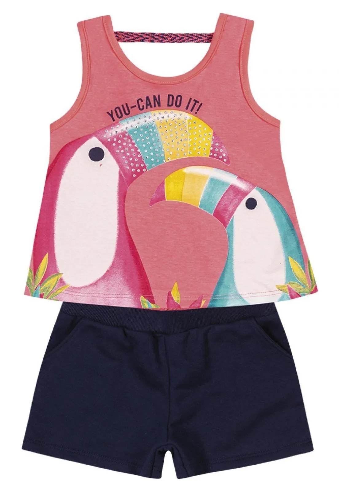 Conjunto Infantil Menina Nanai Pink