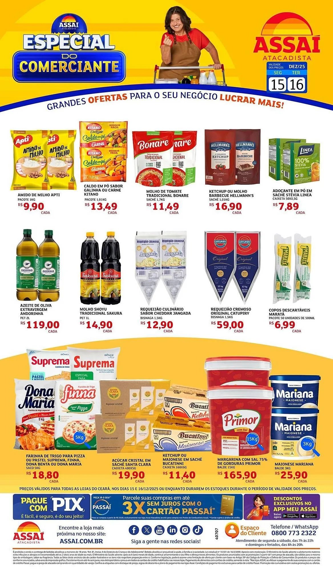 Encarte de Encarte Assaí Atacadista 15 de dezembro até 16 de dezembro 2025 - Pagina 1