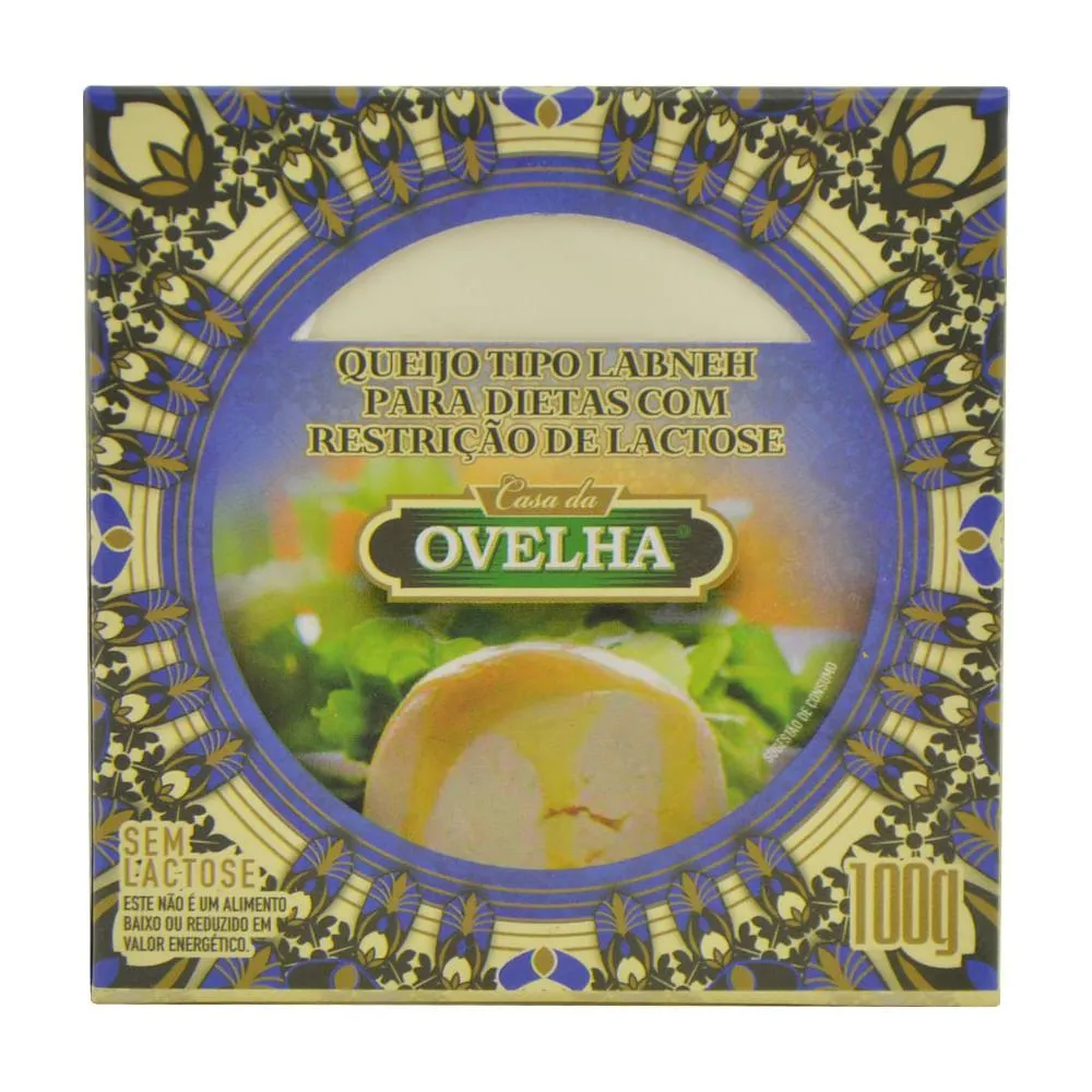 Queijo Labneh Natural Sem Lactose Casa Da Ovelha 100 G | Oba Hortifruti