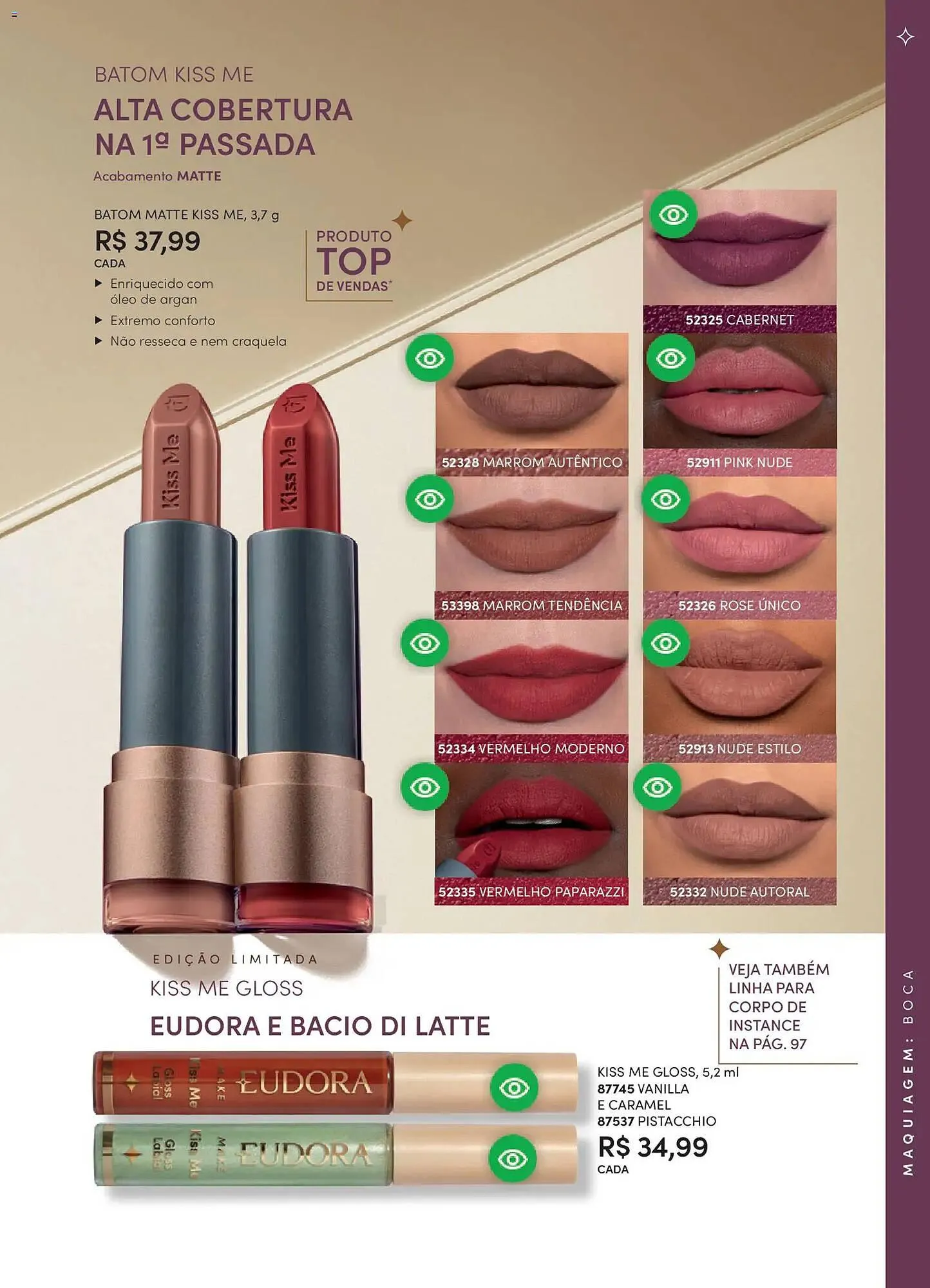 Encarte de Catálogo Eudora 17 de dezembro até 9 de janeiro 2026 - Pagina 90