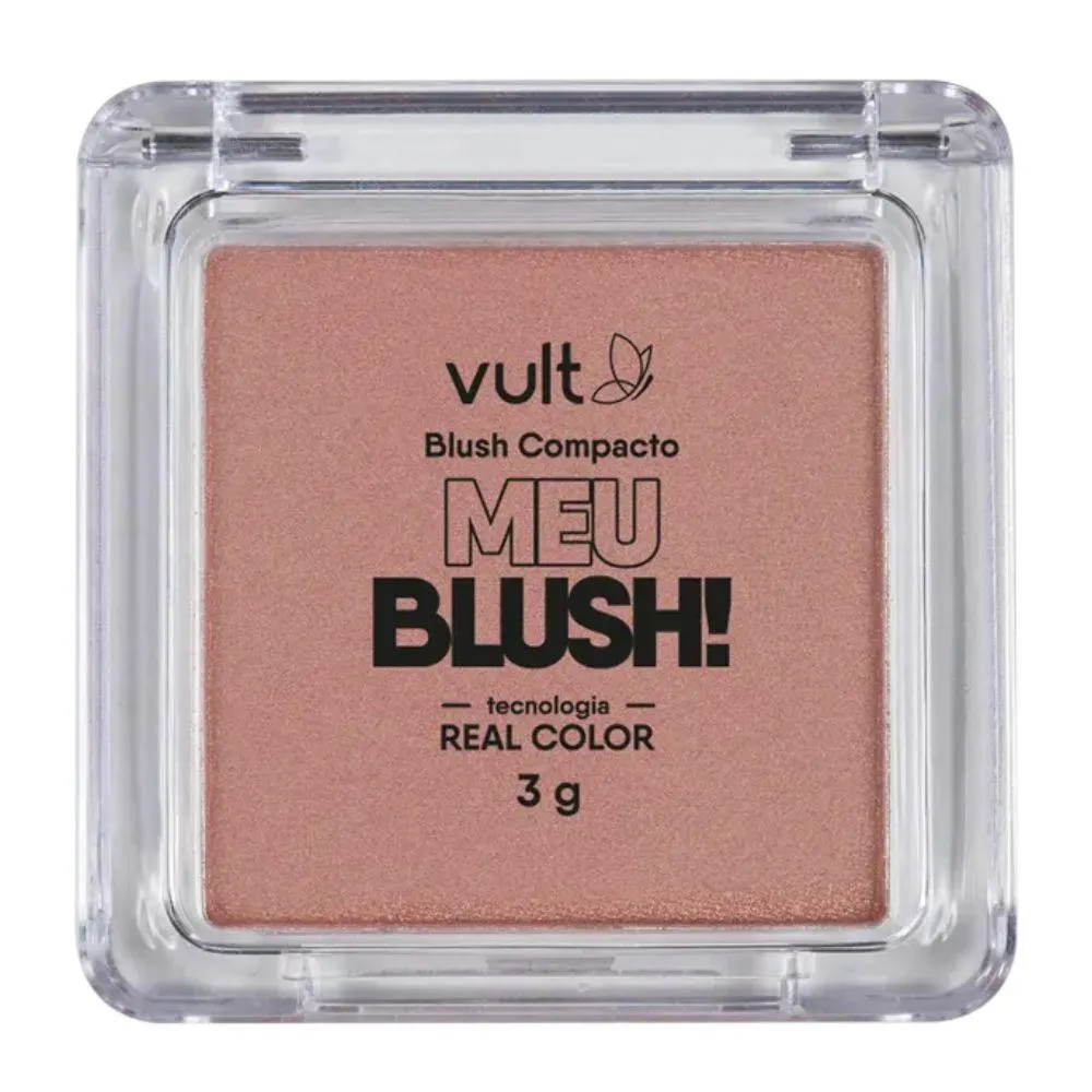 Blush compacto Vult 3g Golden Perolado