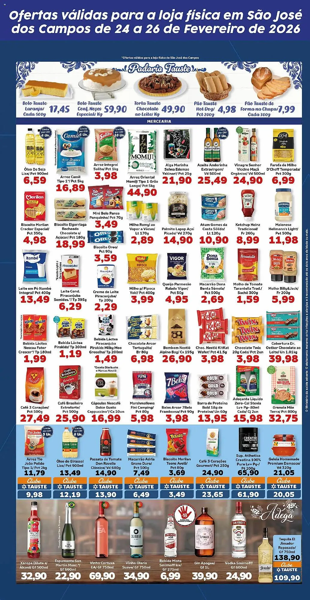 Encarte de Catálogo Supermercados Tauste 24 de fevereiro até 27 de fevereiro 2026 - Pagina 3