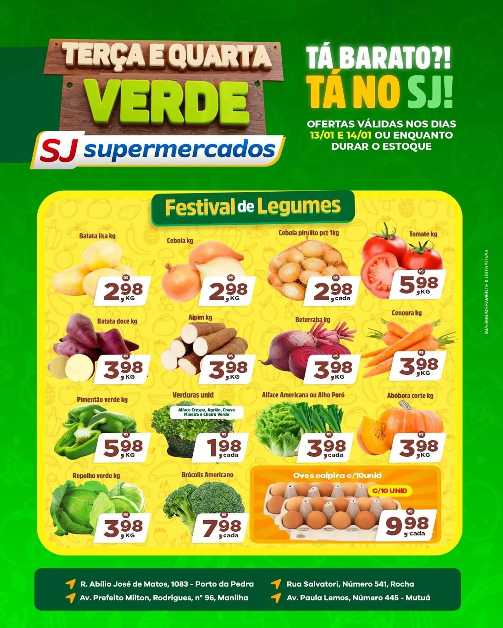 Encarte de Encarte Sj Supermercados 13 de janeiro até 14 de janeiro 2026 - Pagina 4