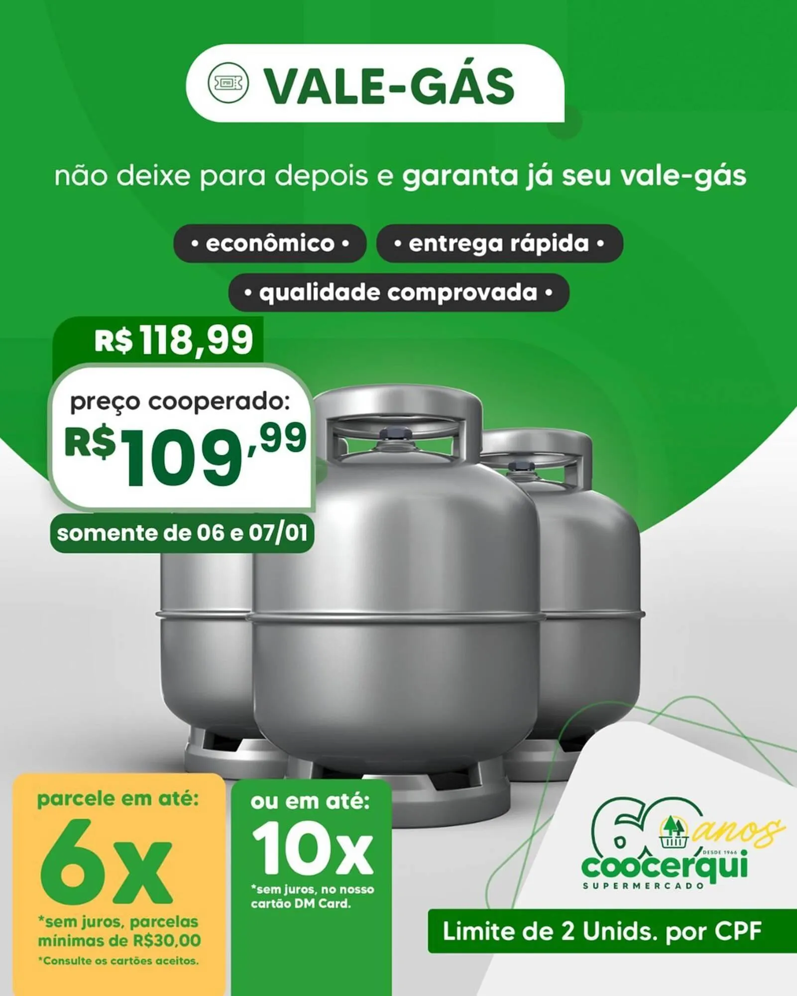 Encarte de Tabloide Coocerqui 6 de janeiro até 7 de janeiro 2026 - Pagina 1